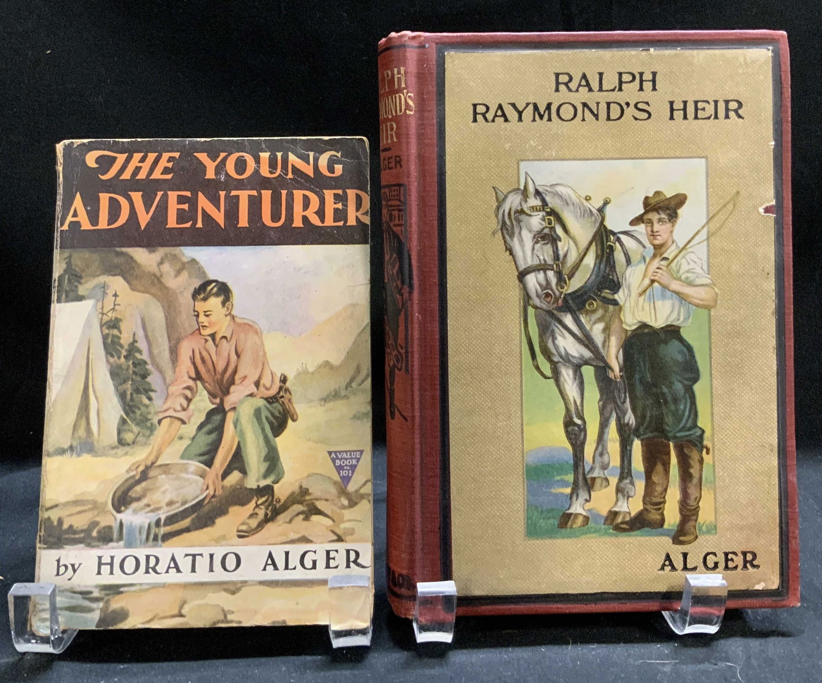 Lot 2 Antq C. 1900s Juvenile Fiction Books ALGER (1 of 12)