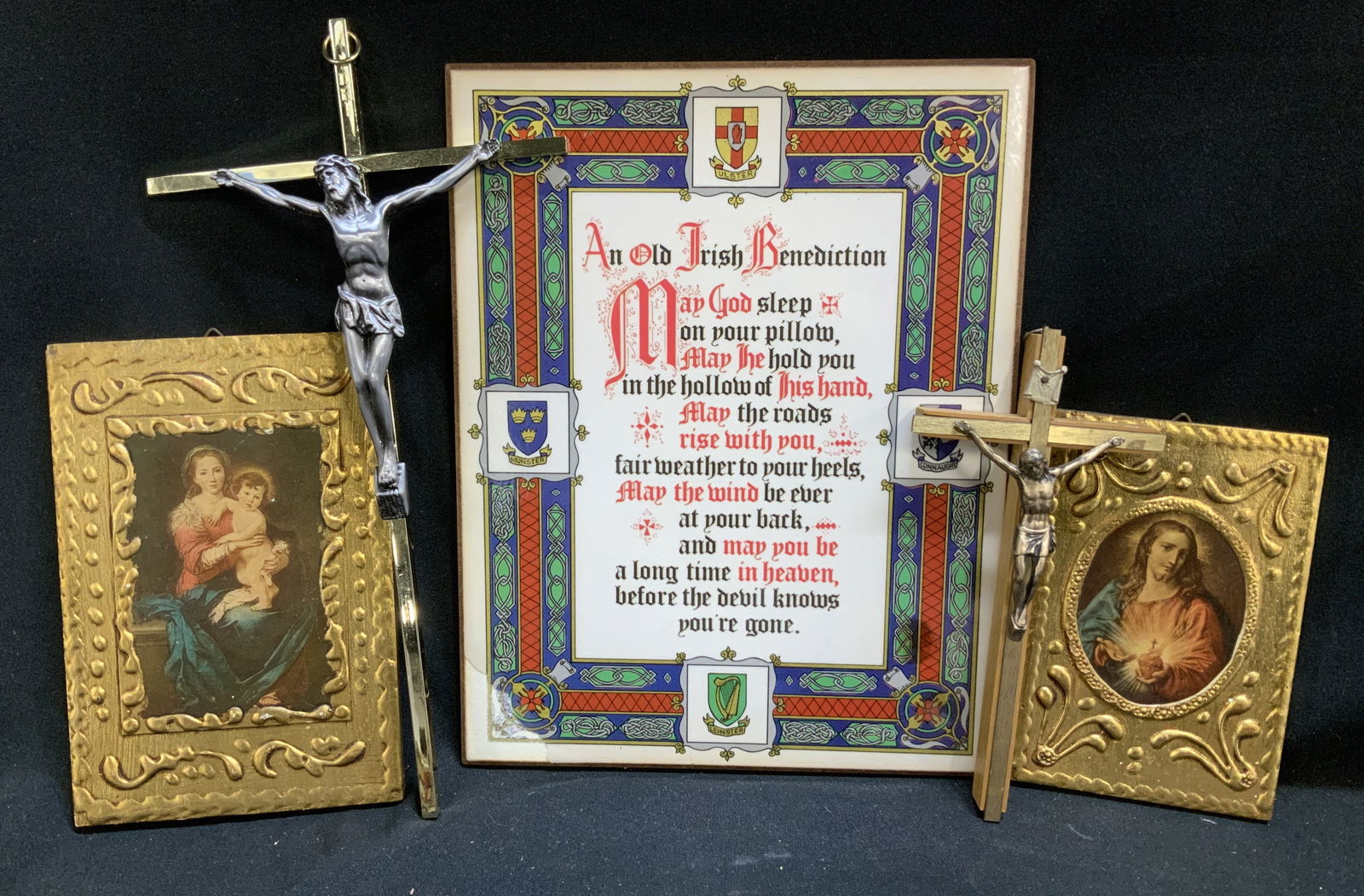 Lot 5 Religious Crucifixes, Portraits & More ITALY (1 of 11)