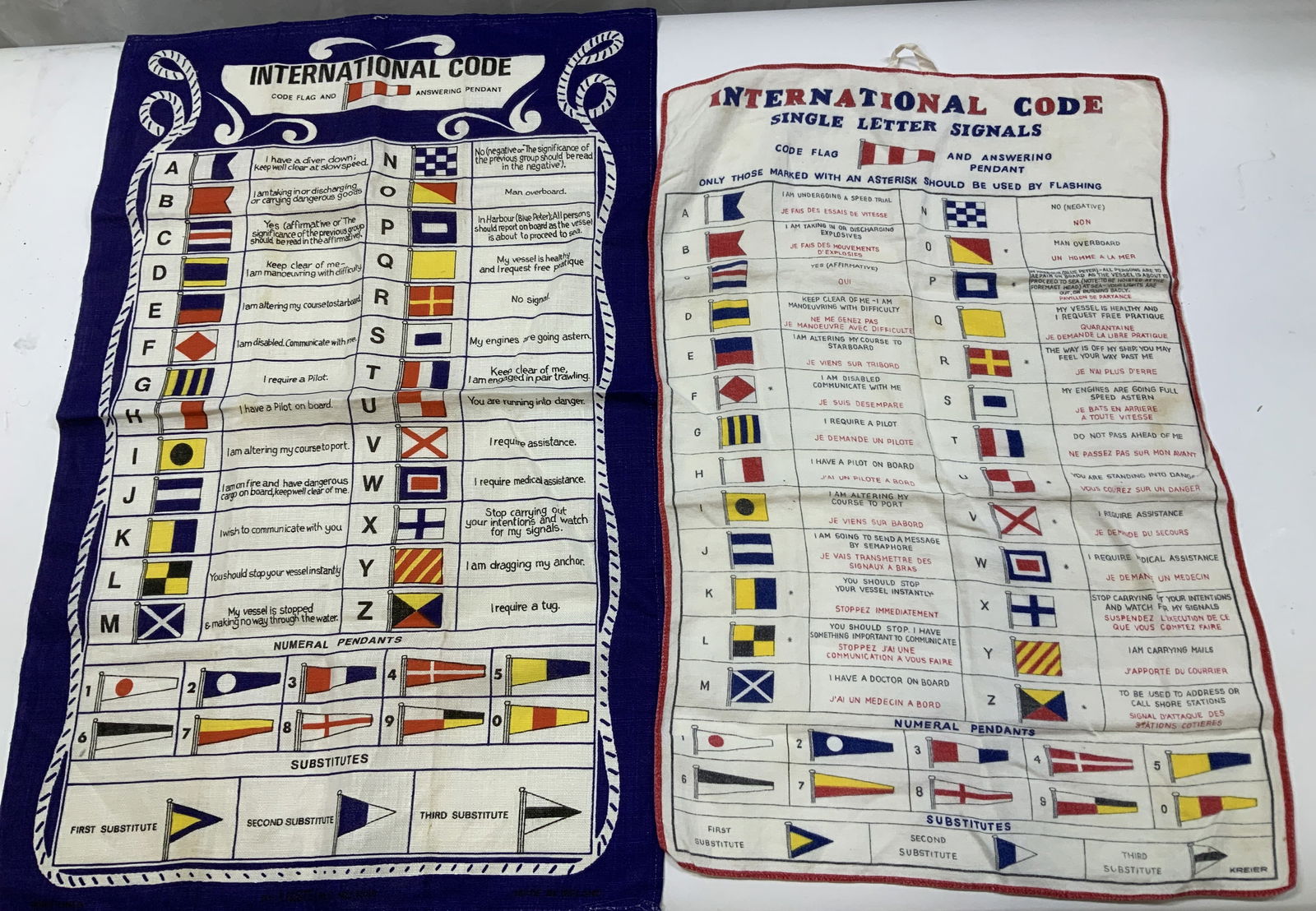 Lot2 International Code Flag Kitchen Towel IRELAND (1 of 10)