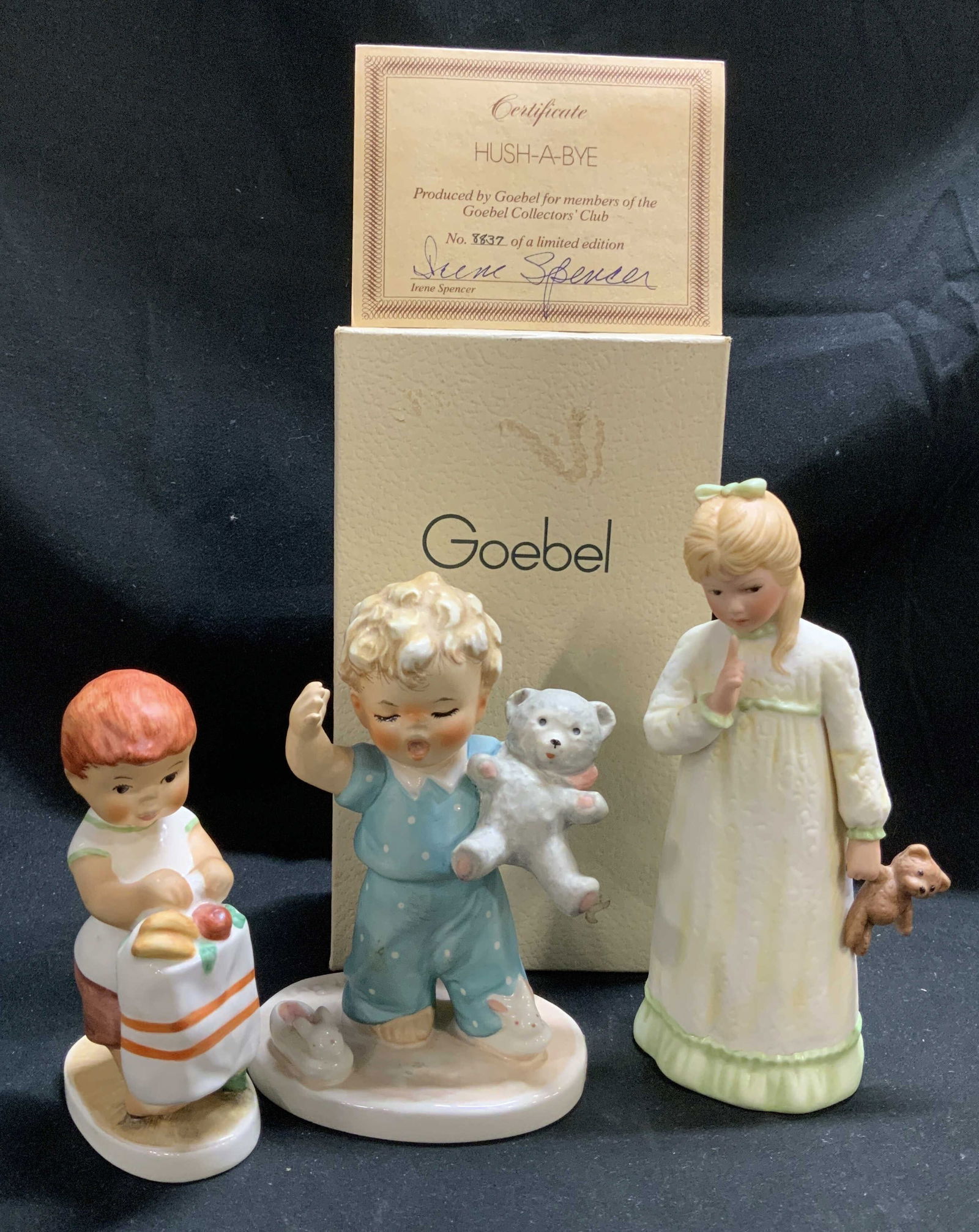 Lot 3 GOBEL Assorted Porcelain Figurines W Box (1 of 10)
