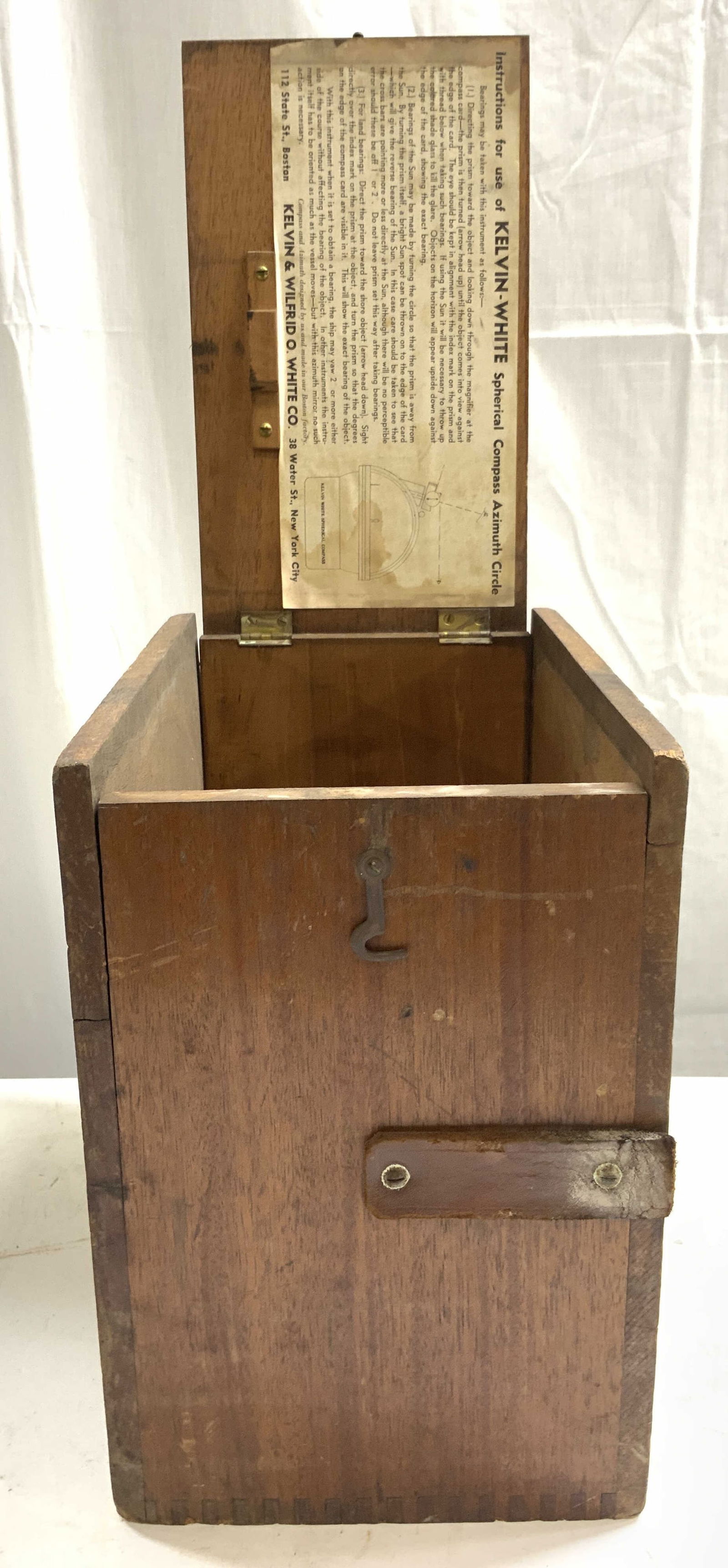 COMANCHE Vtg Wooden Document Box W Lid (1 of 9)