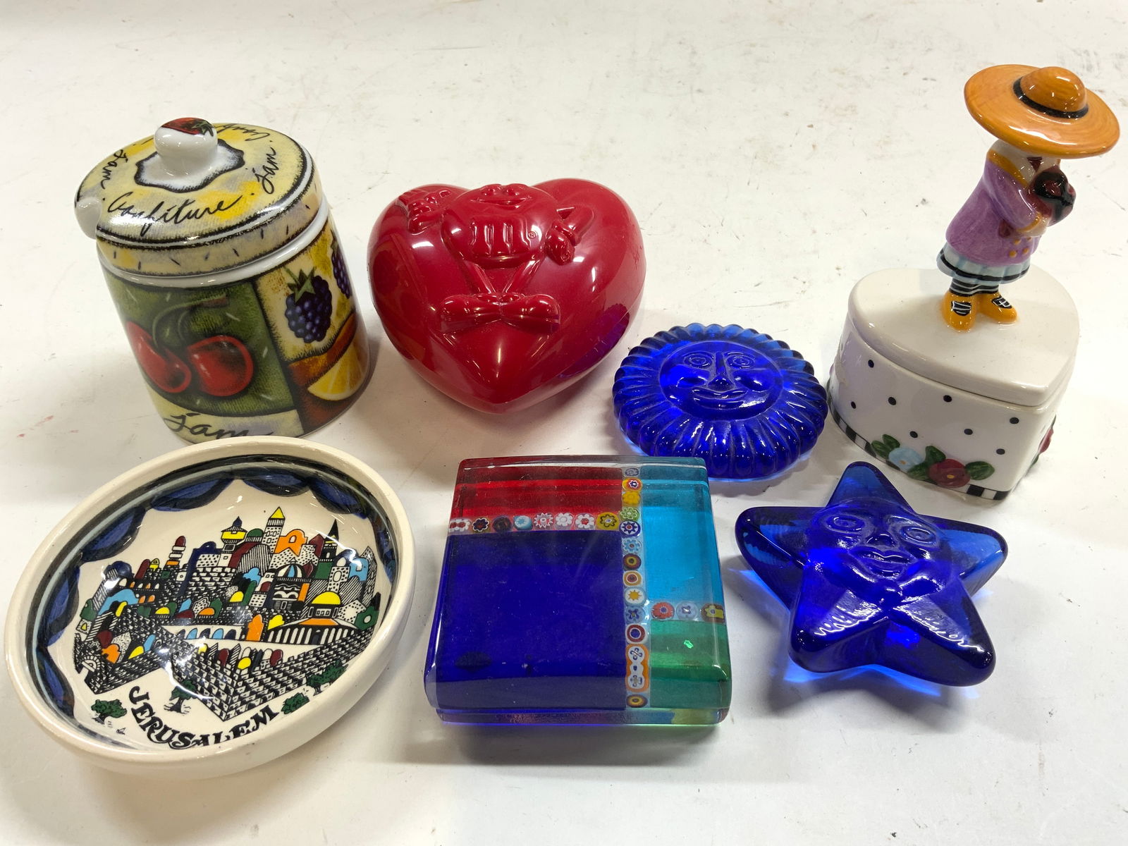 Lot 7 Assorted Porc & Gls Tbltop (1 of 11)