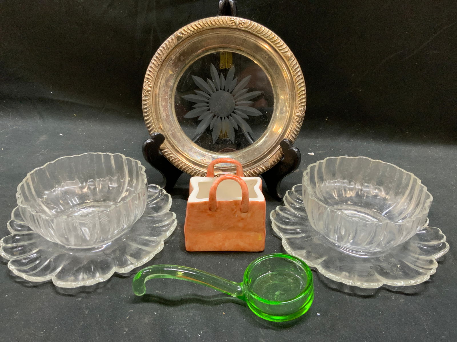 FRANK M WHITING CO Sterling Silv Rim Tray & More (1 of 8)