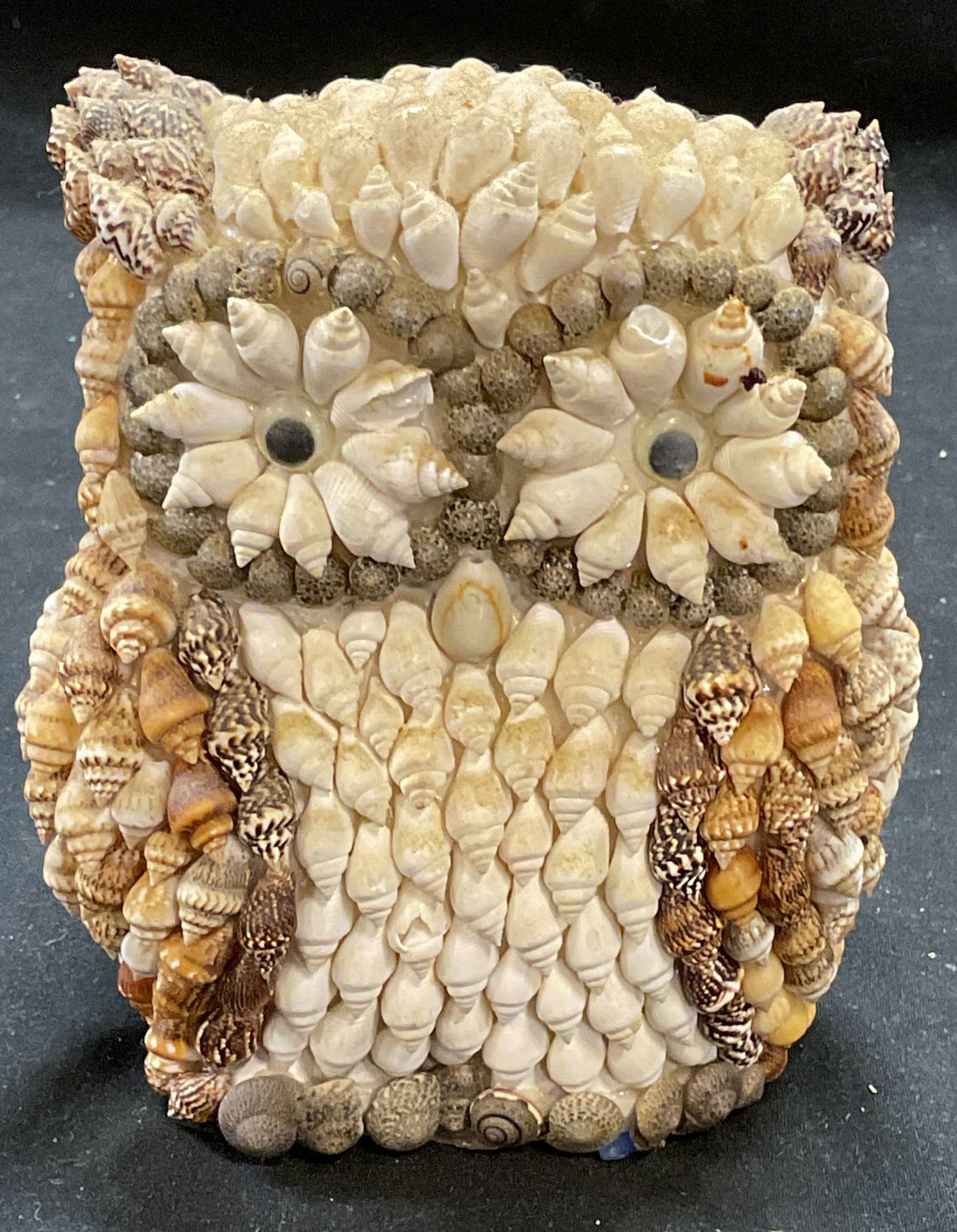 Vintage Handmade Seashell Owl Figural (1 of 6)