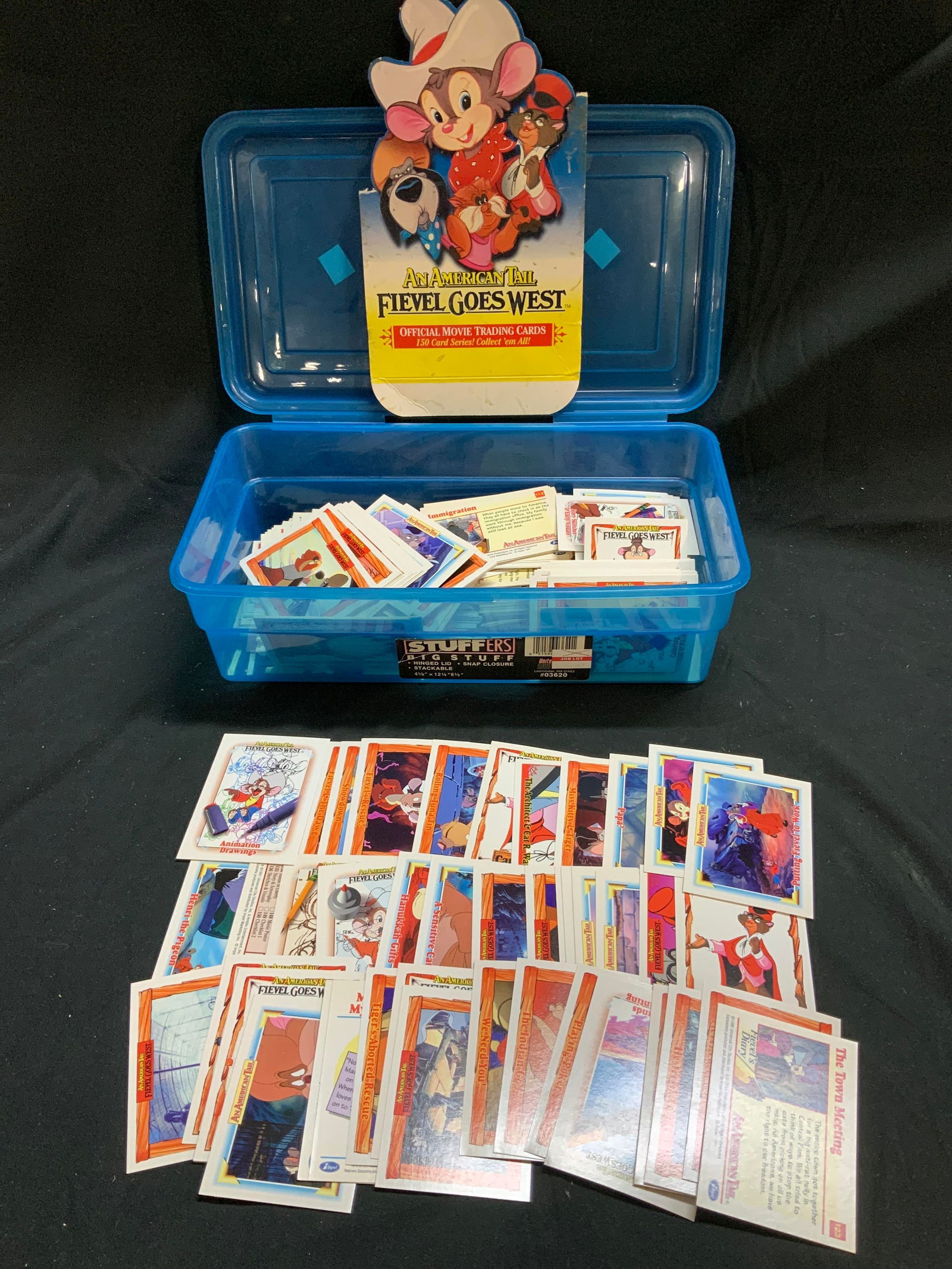 Lot 40+ 1991 An American Tail Fievel Trading Cards (1 of 7)