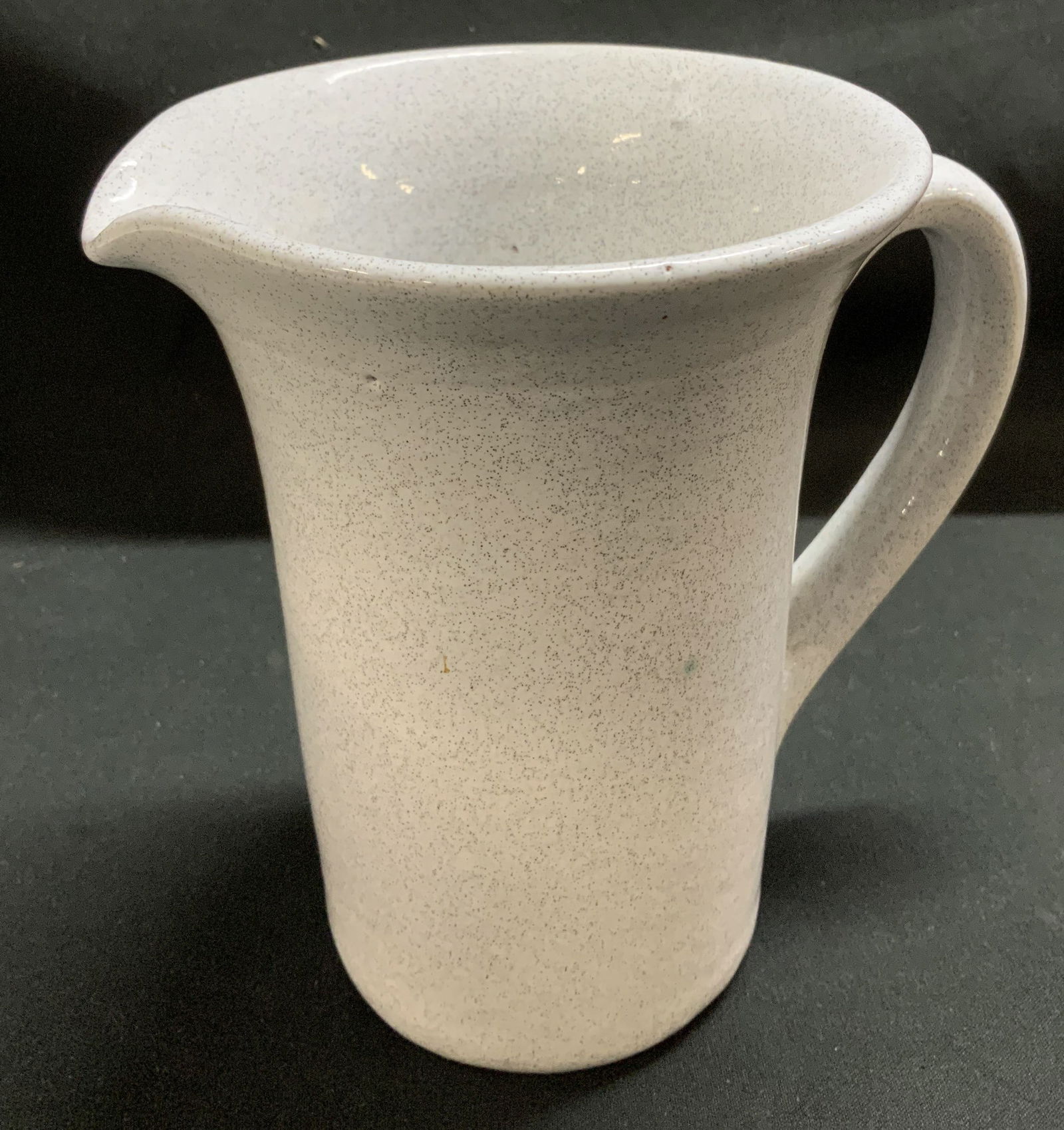 Vntg Cevalfer White Speckled Pitcher PORTUGAL (1 of 6)
