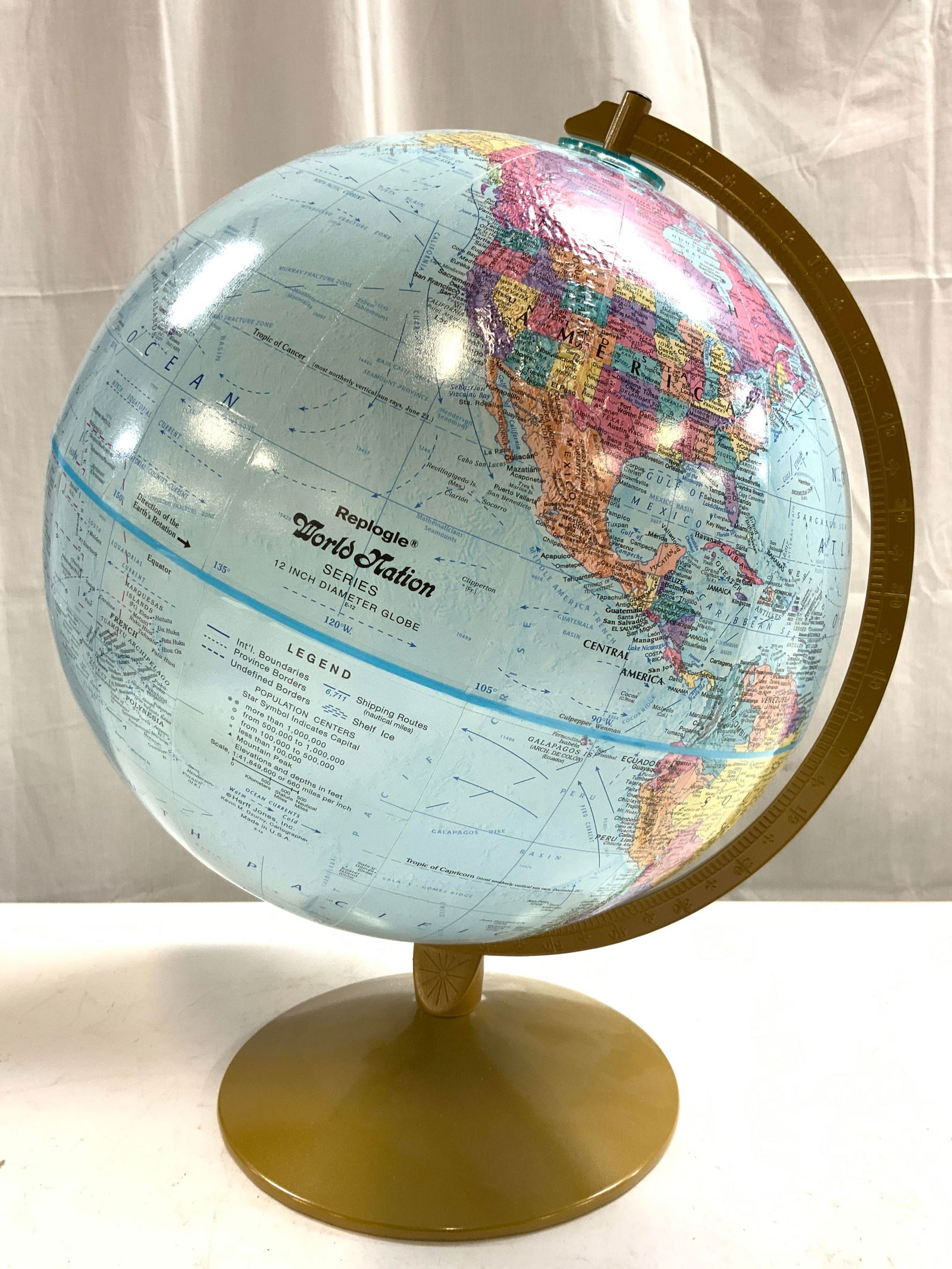 REPLOGLE WORLD NATION SERIES 12 Inch Diameter Glbe (1 of 8)