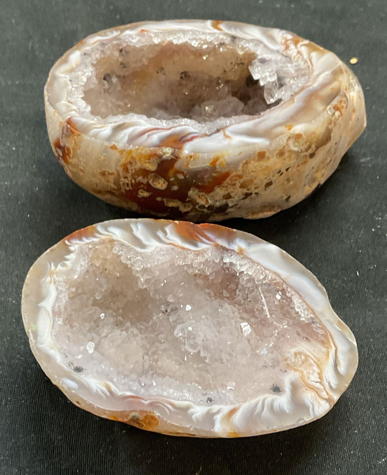 Lot 2  Cut Geode Druzy Crystal Specimens (1 of 7)