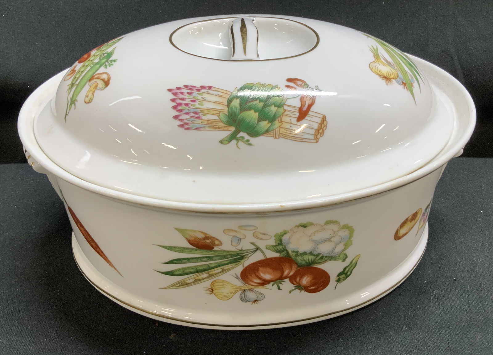 Vntg Louis Lourioux Le Faune Casserole Dish FRANCE (1 of 7)
