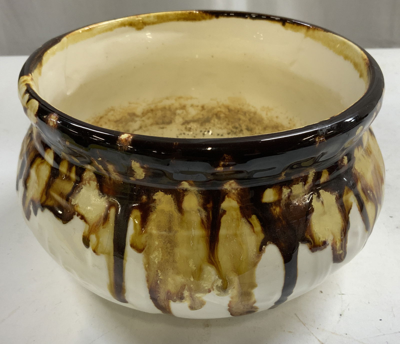 Vintage Ceramic Drip Glaze Planter (1 of 6)