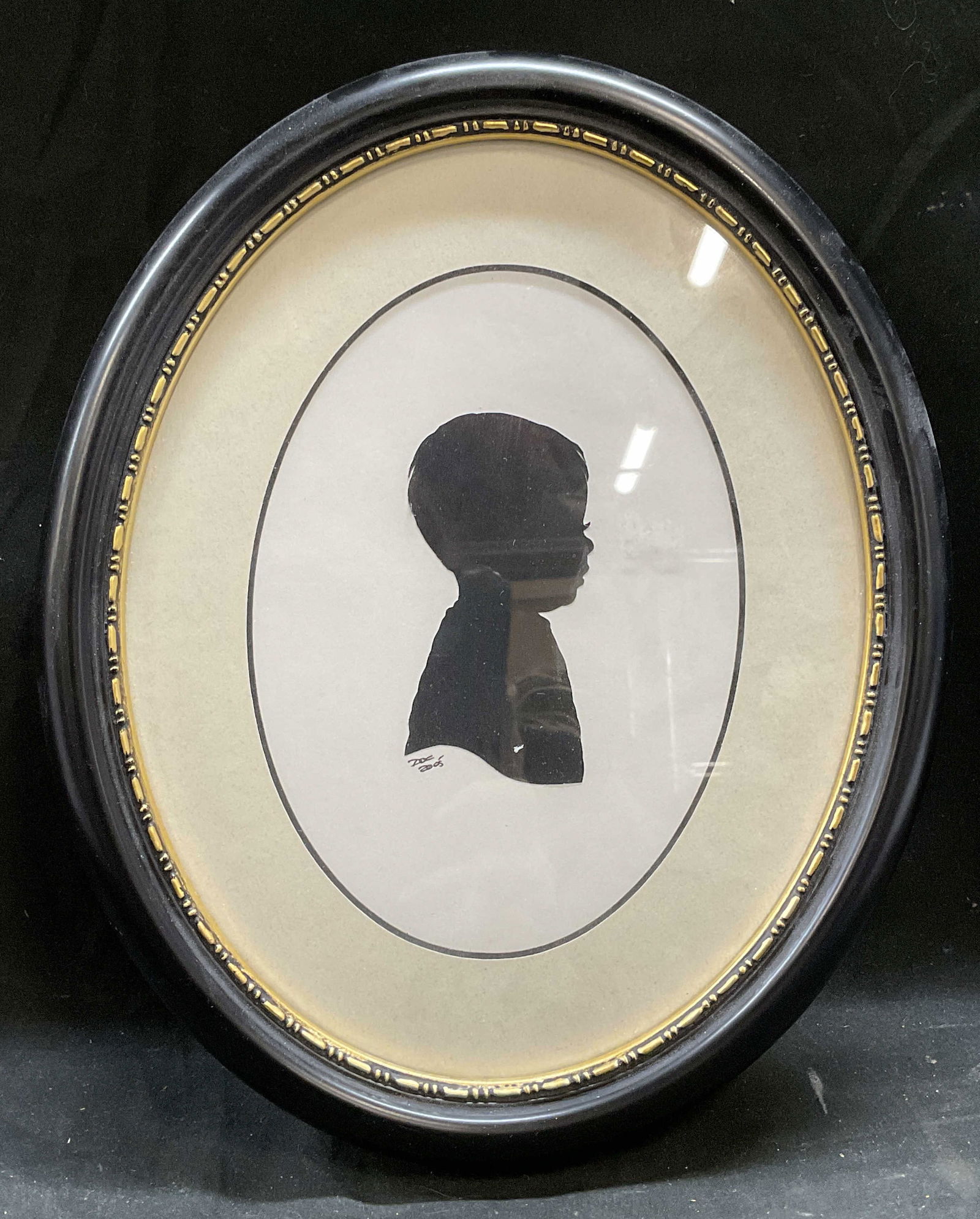 Framed Deborah OConnor Portrait Baby Silhouette (1 of 6)