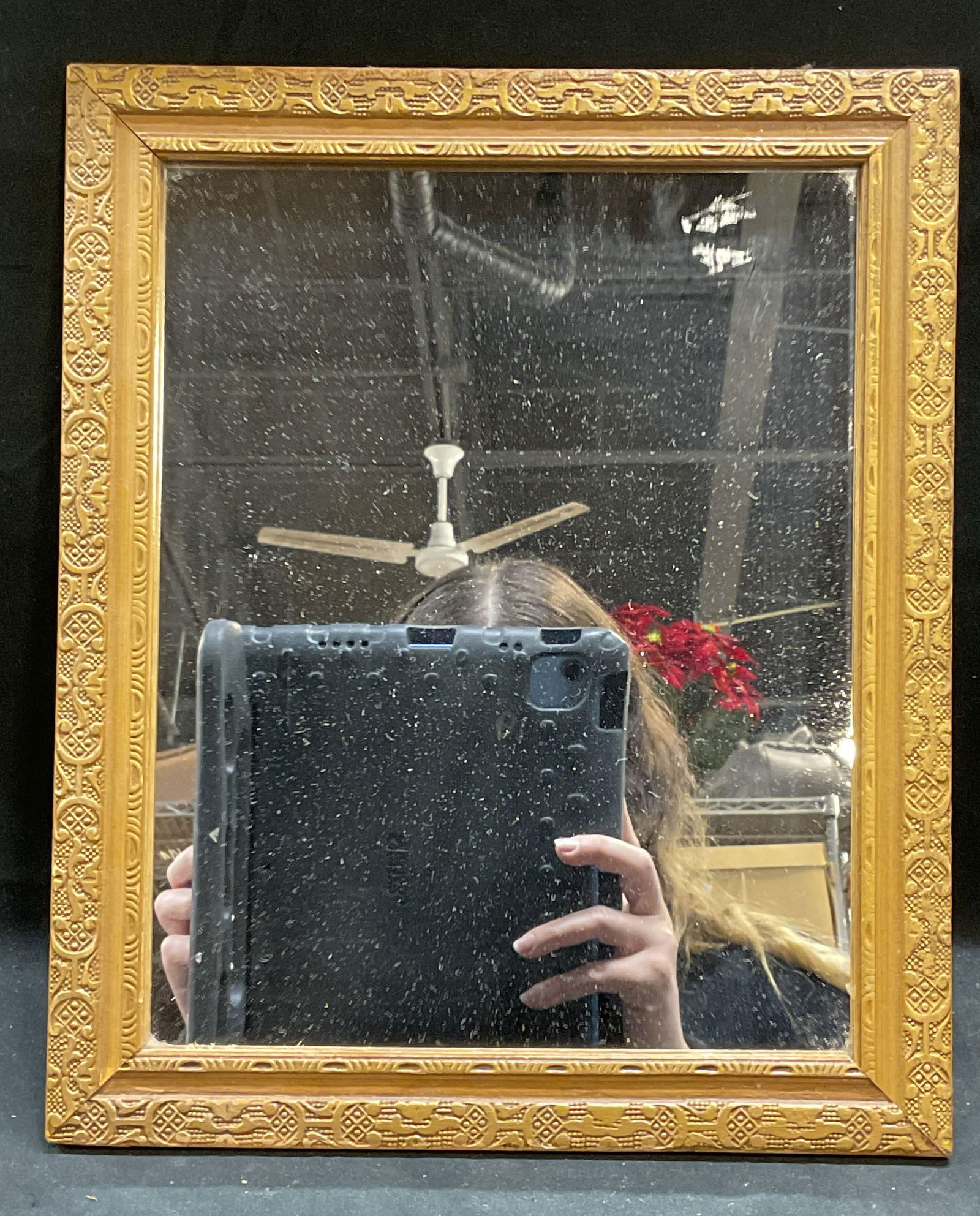 Vintage Gilt Wood Frame Wall Mirror (1 of 6)