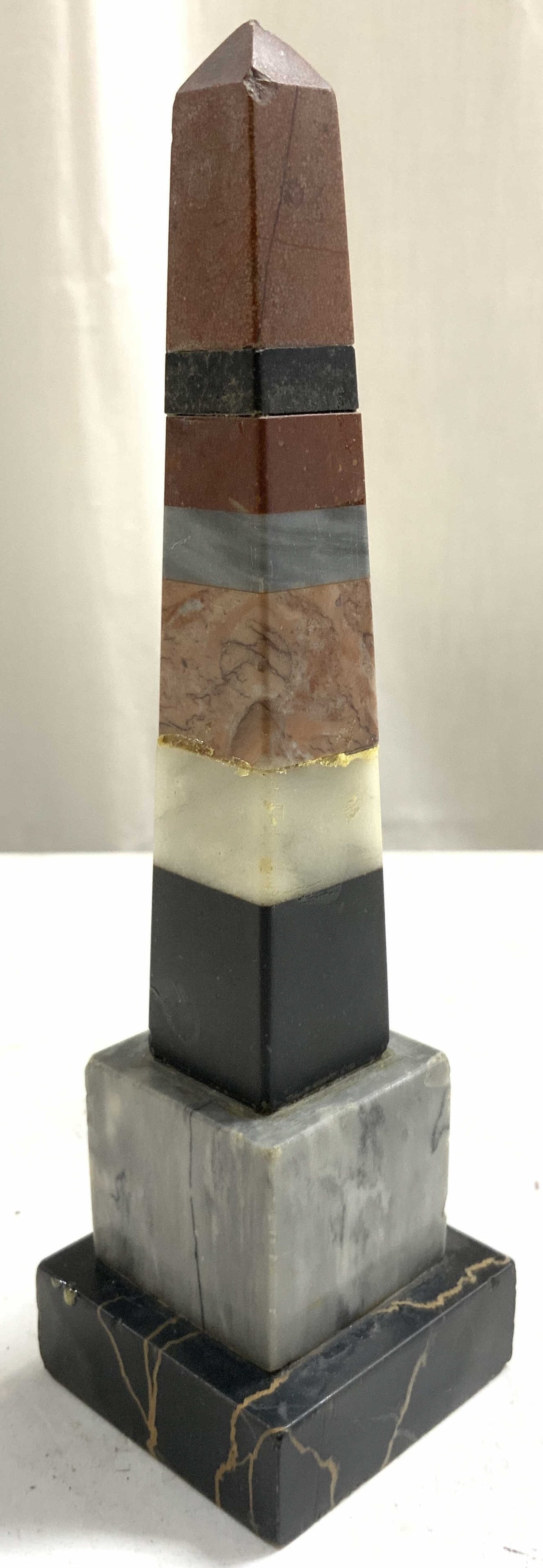 Vintage Stone & Marble Obelisk (1 of 6)