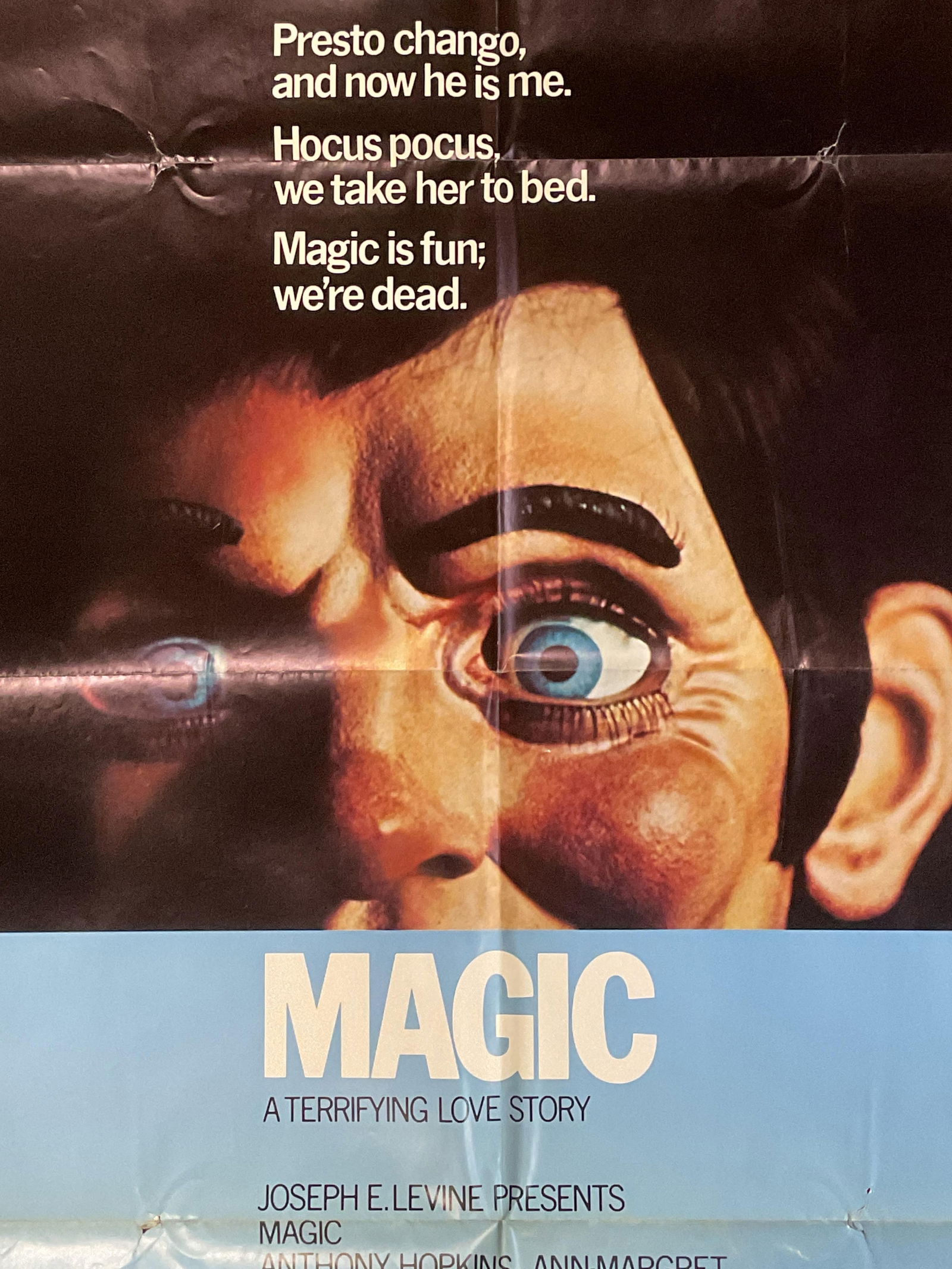 1978 Magic Original Movie Poster, Anthony Hopkins (1 of 7)