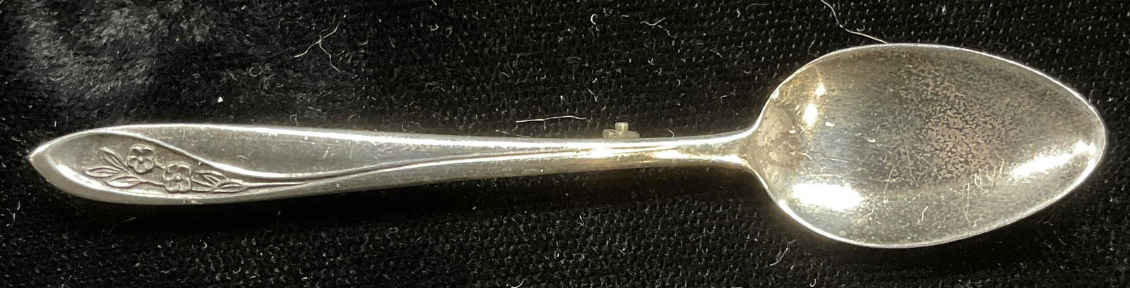 Vtg Reed & Barton Sterling Silver Spoon Brooch (1 of 6)