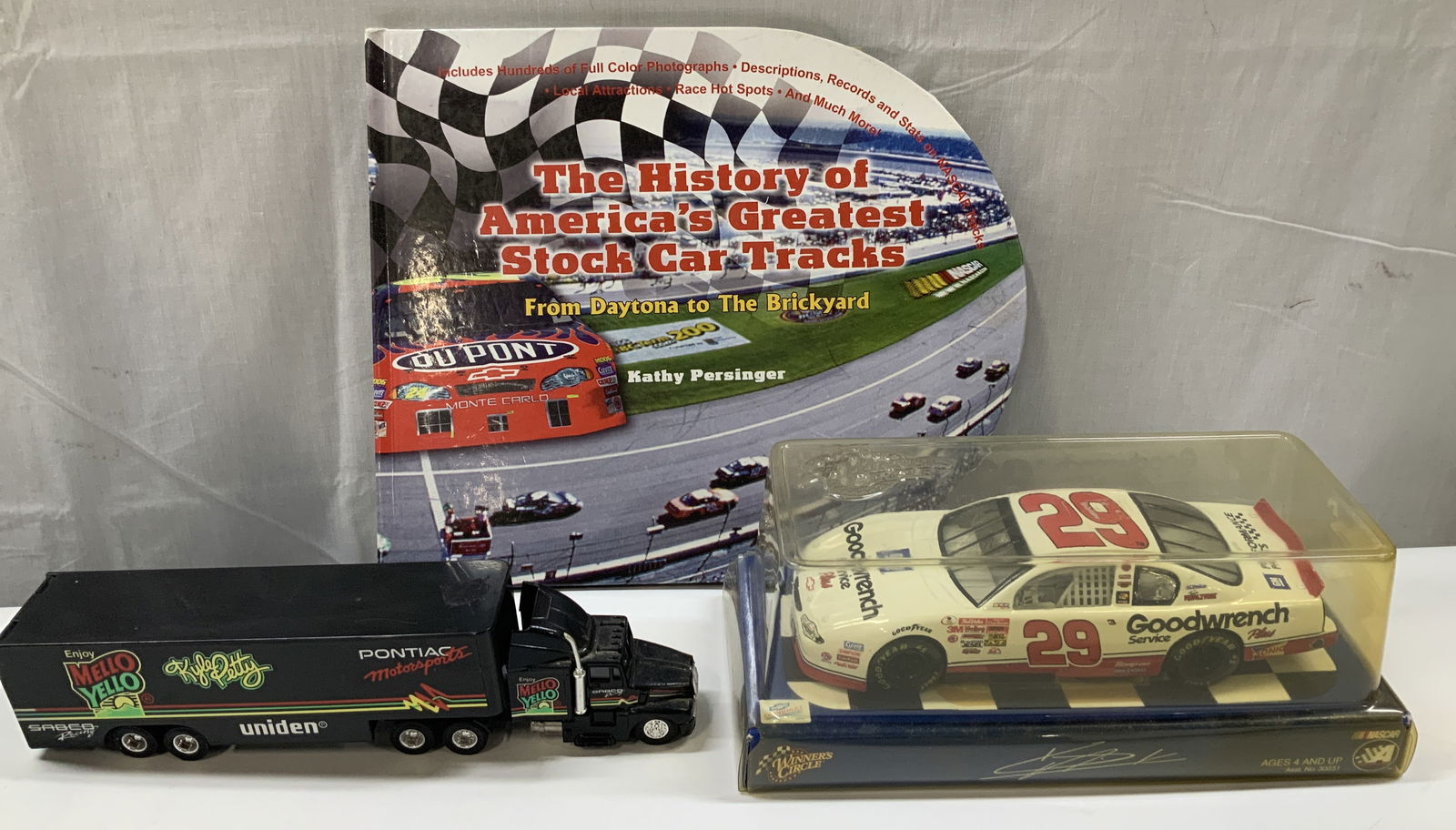 Lot 3 NASCAR Die-Cast Car, Truck & Book PERSINGER (1 of 15)