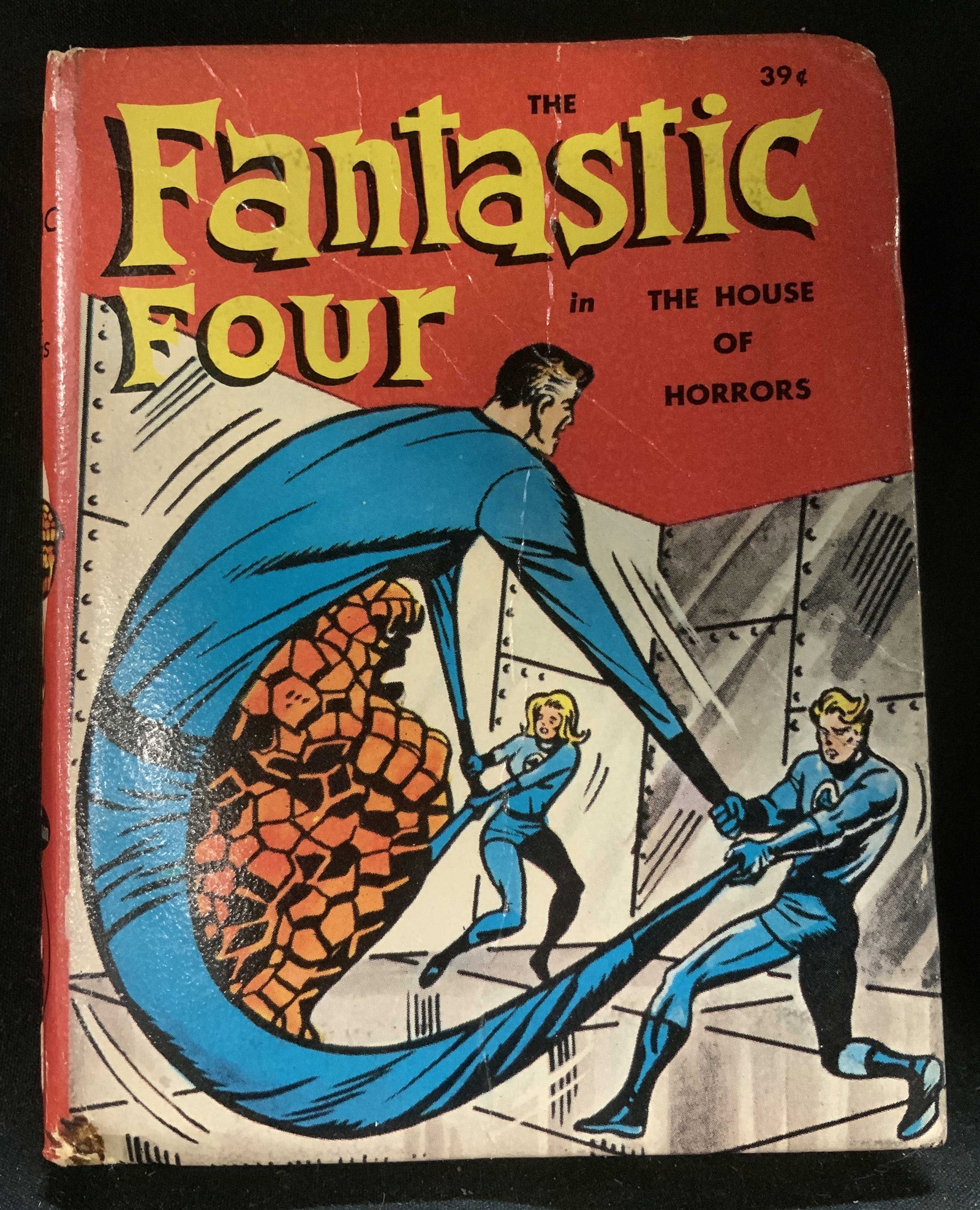 1968 Fantastic 4 House Horrors Big Lil Bk JOHNSTON: The Fantastic Four in the House of Horrors by William Johnston. Authorized edition. WHITMAN PUBLISHING DIVISION. Western Publishing Company, INC. Copyright 1968 by MARVEL COMICS GROUP. A Big Little Bo
