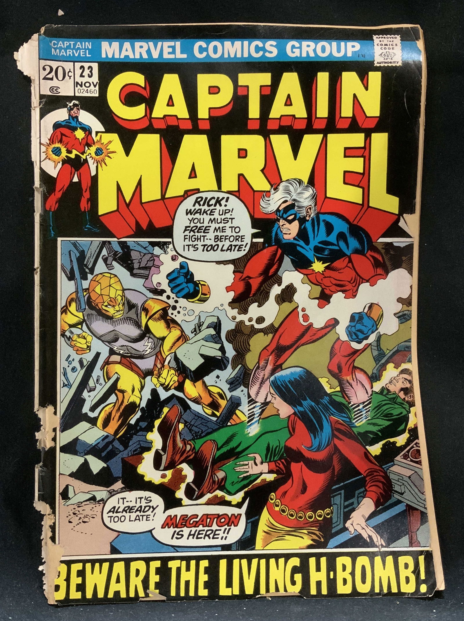 1972 Captain Marvel Vol 1 No. 23 Comic Book (1 of 9)