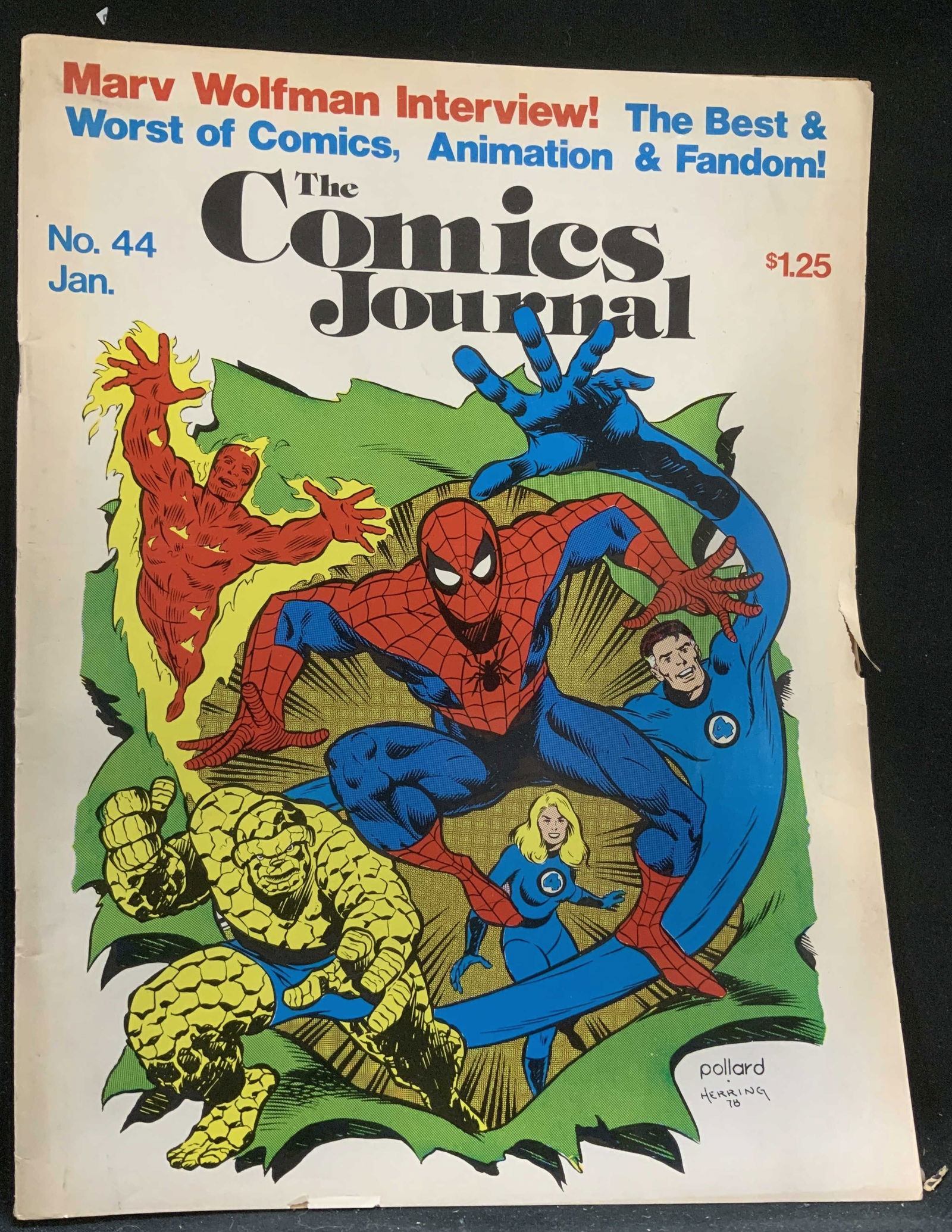 Vntg 1978 The Comics Journal No.44 Comic Book (1 of 8)