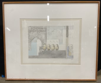 Sgn Juan Carlos Macias Abstract Mixed Painting