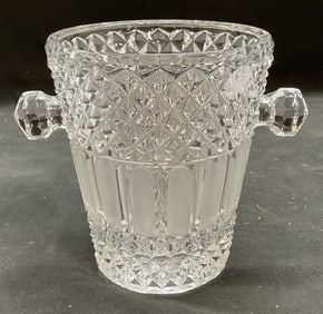 Cut Crystal Diamond Champagne Wine Bucket