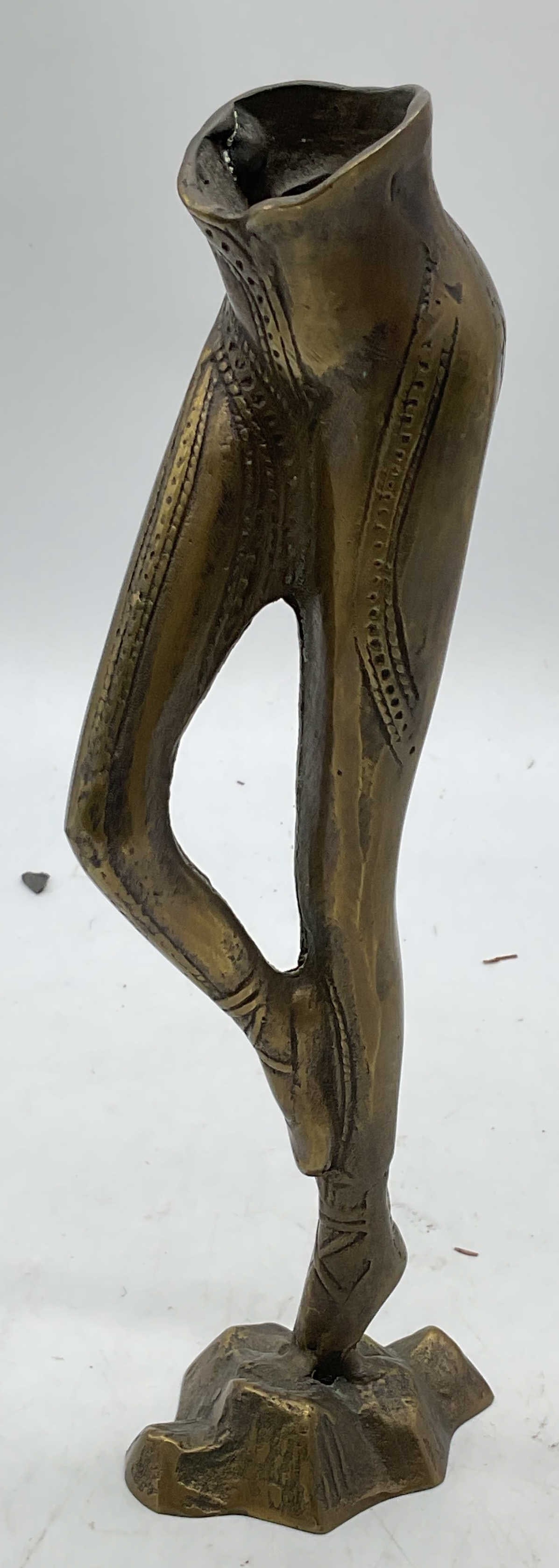 Vintage Cast Bronze Ballerina Legs Sculpture (1 of 7)