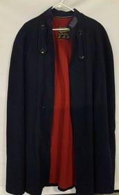1940s Brucks Nurses Outfitting Co. Navy Wool Cape