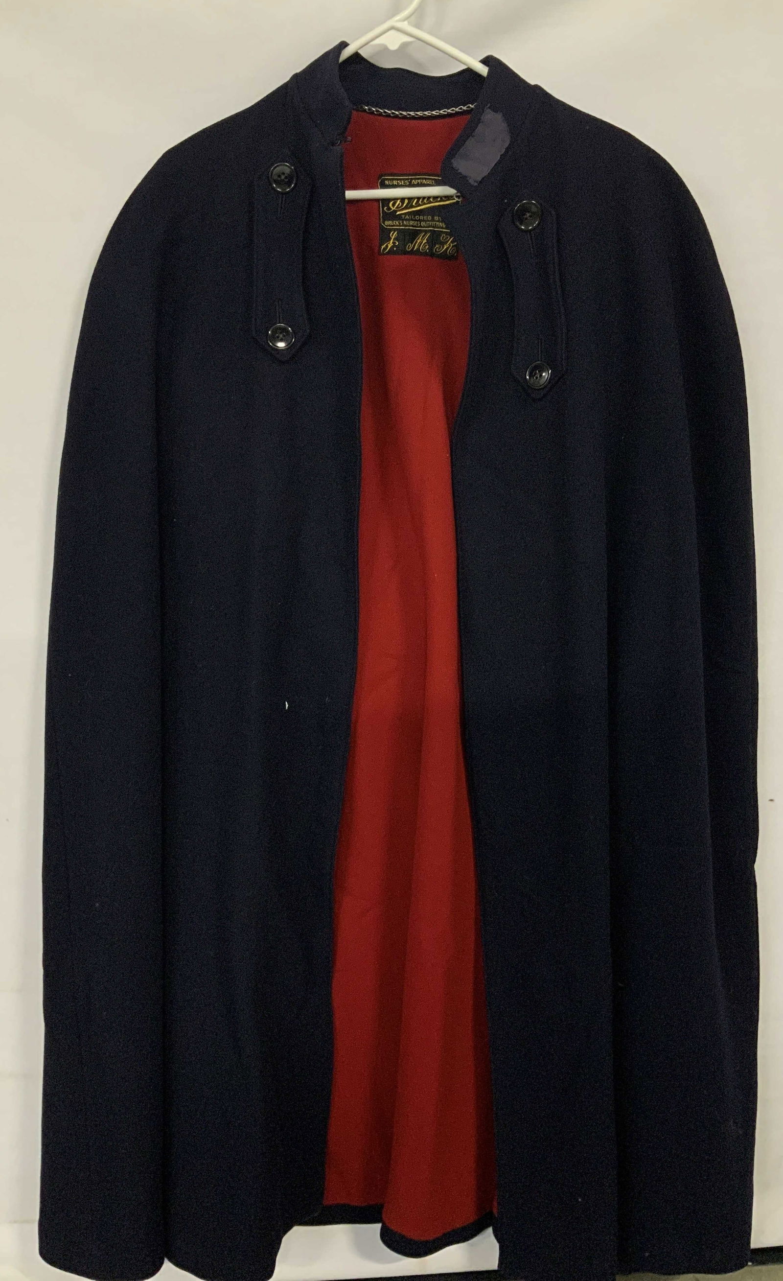 1940s Brucks Nurses Outfitting Co. Navy Wool Cape (1 of 9)