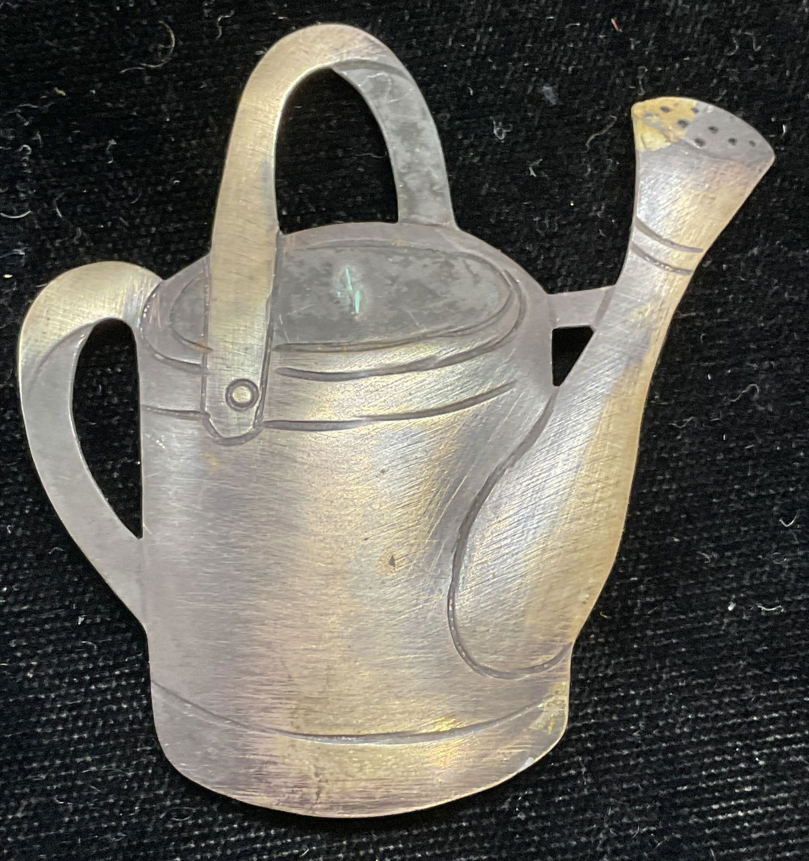 Sgn Courtney Sterling Silver Watering Can Brooch (1 of 6)