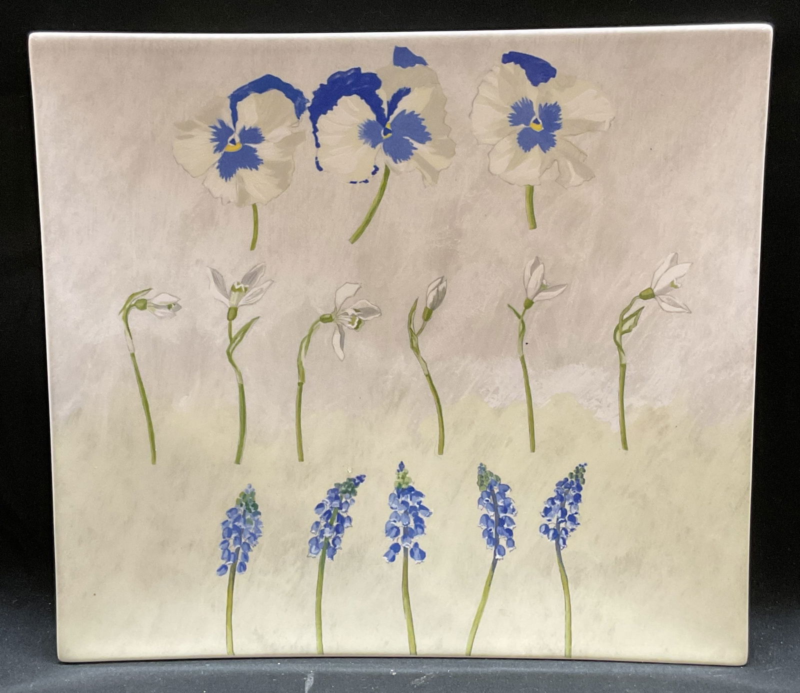 Gien Alice Floral Faience Platter, France (1 of 6)