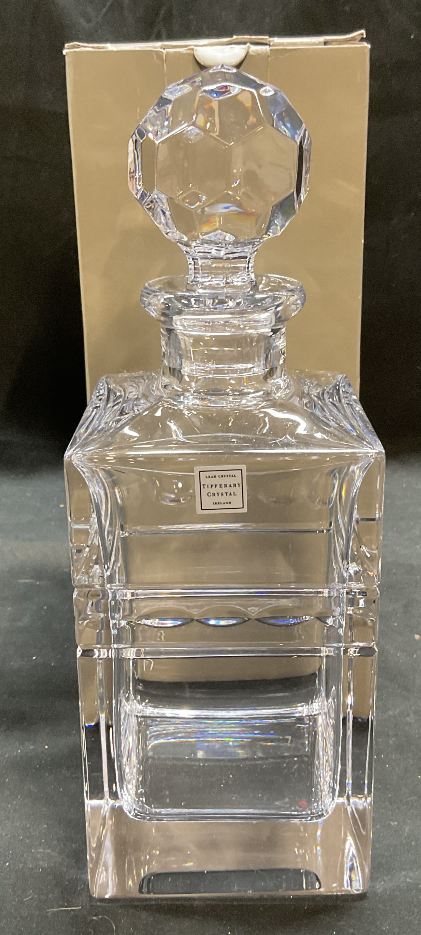 Tipperary Crystal Portland Decanter NIB Ireland (1 of 7)