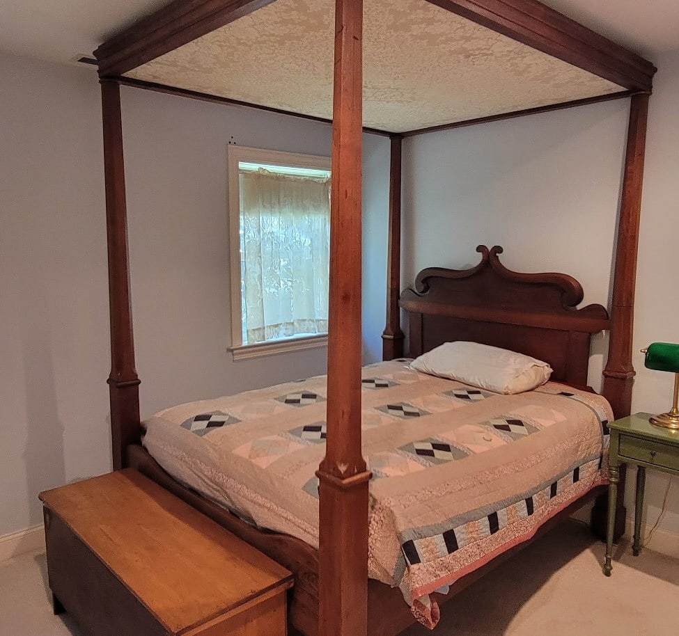 Antique American Walnut Classical Tester Bed (1 of 11)