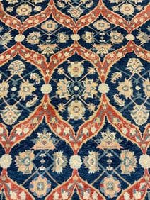 Vintage Handmade Persian Wool Area Rug