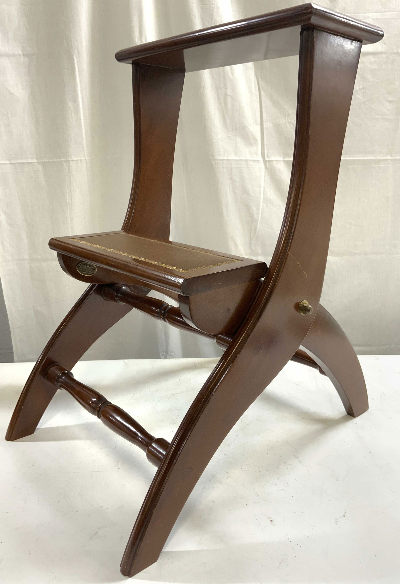 MENSULA Vntg Wood Metamorphic Library Step SPAIN (1 of 10)