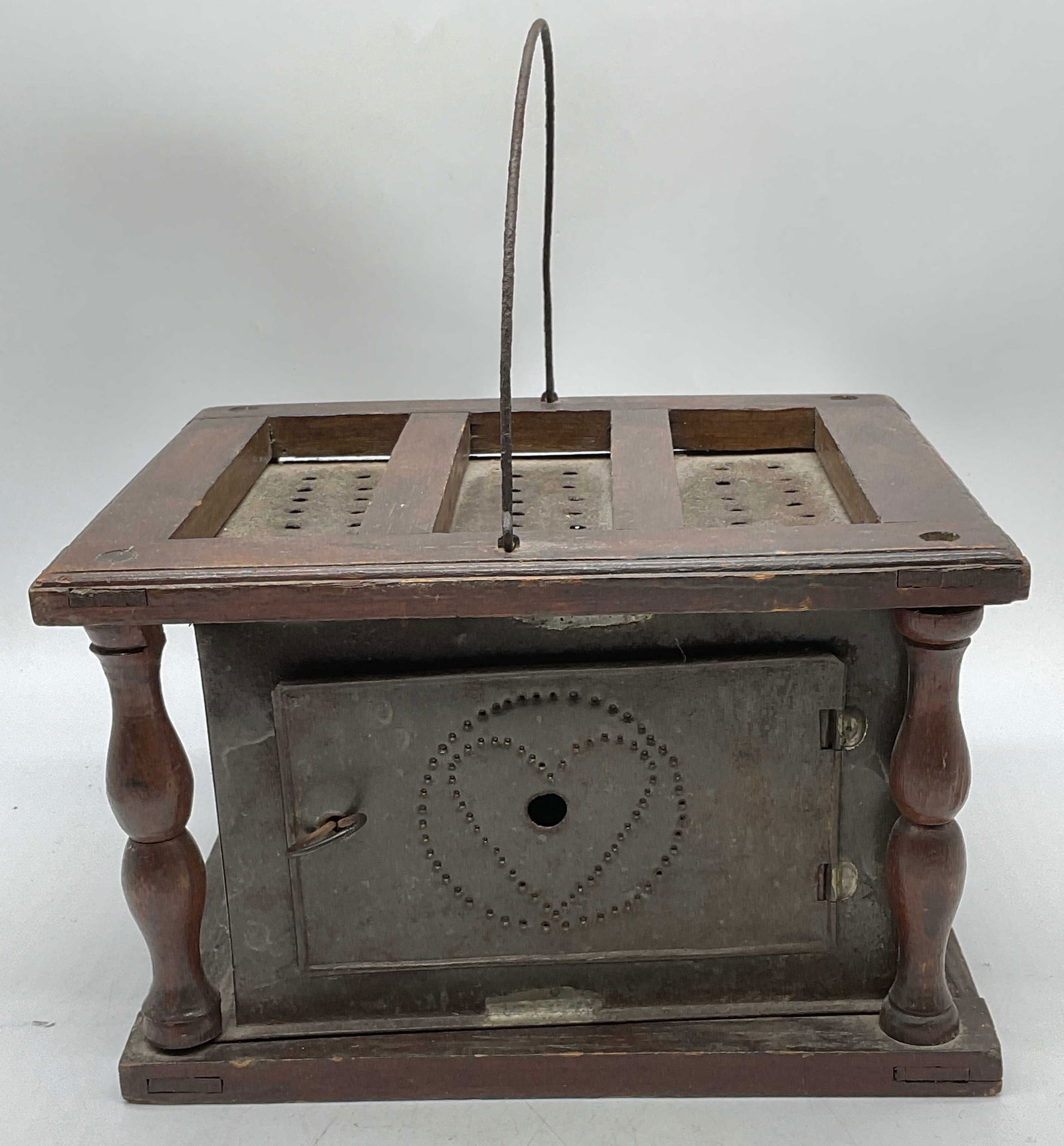 Antq 19th Century American Carriage Foot Warmer (1 of 8)