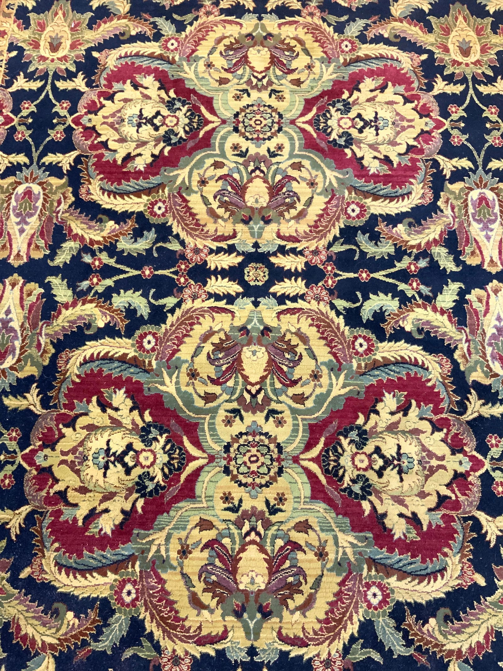 ENCLAVE H Made Wool Oriental Ovrsz Rug W Fringes (1 of 10)