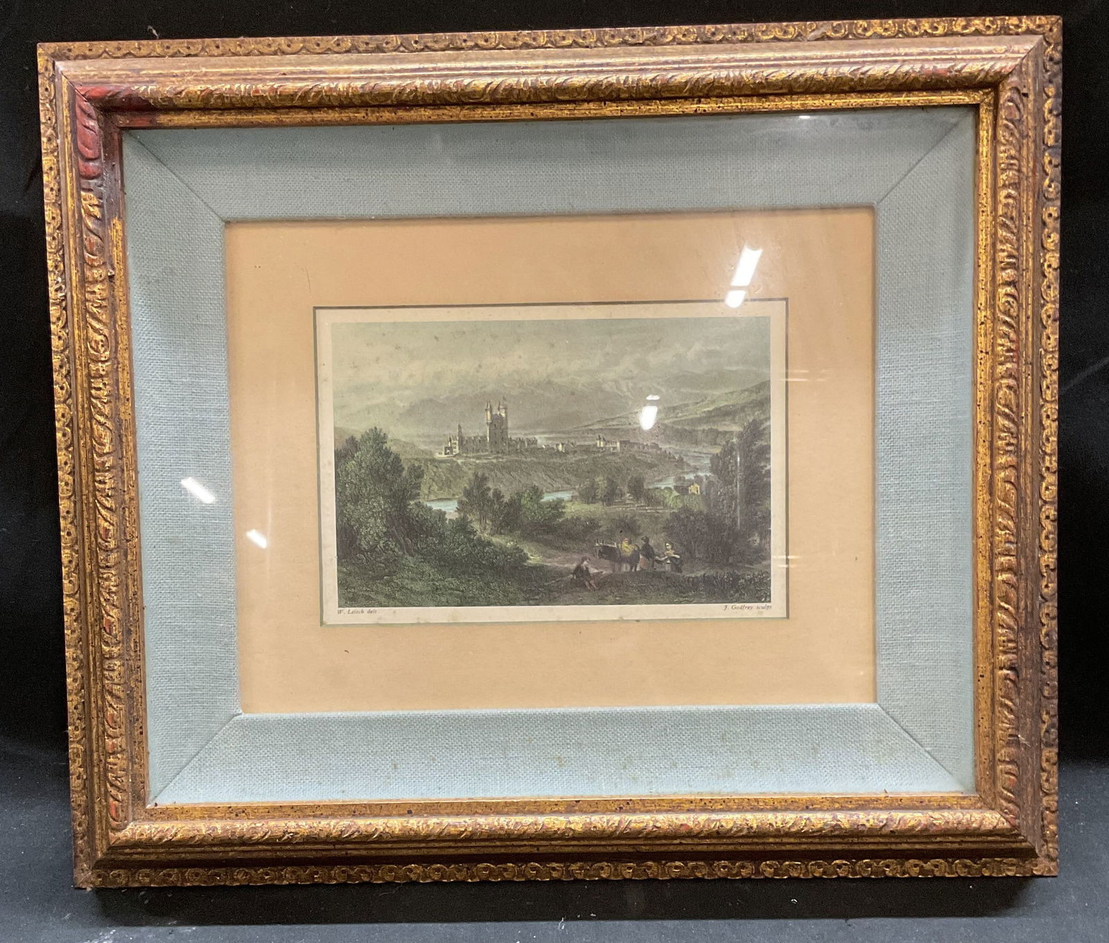 Antique Leitch Godfrey Balmoral Castle Engraving (1 of 6)