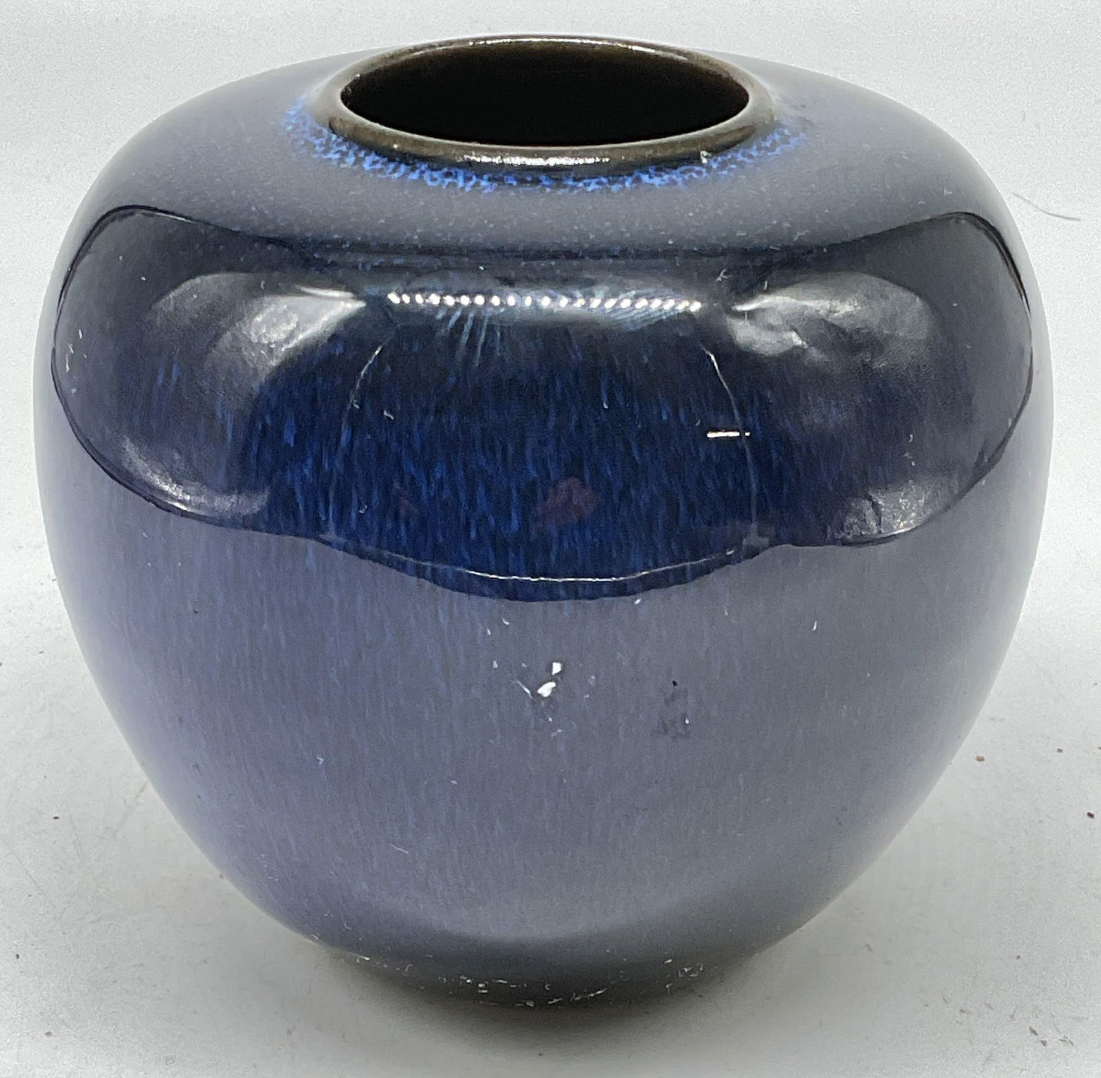 Vintage Studio Pottery Cobalt Blue Vase (1 of 6)