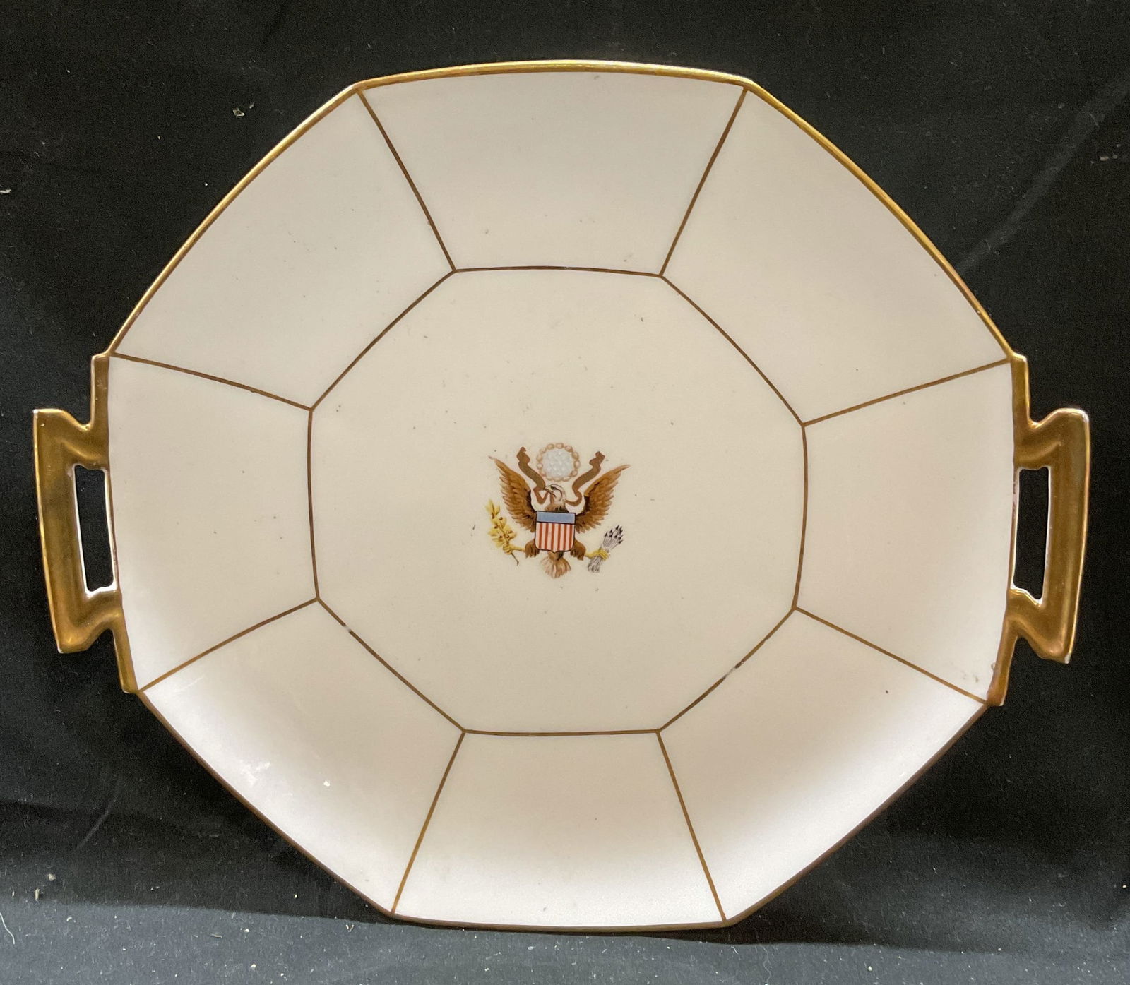 Antq T&VLimoges USA Great Seal Porc Platter France (1 of 6)