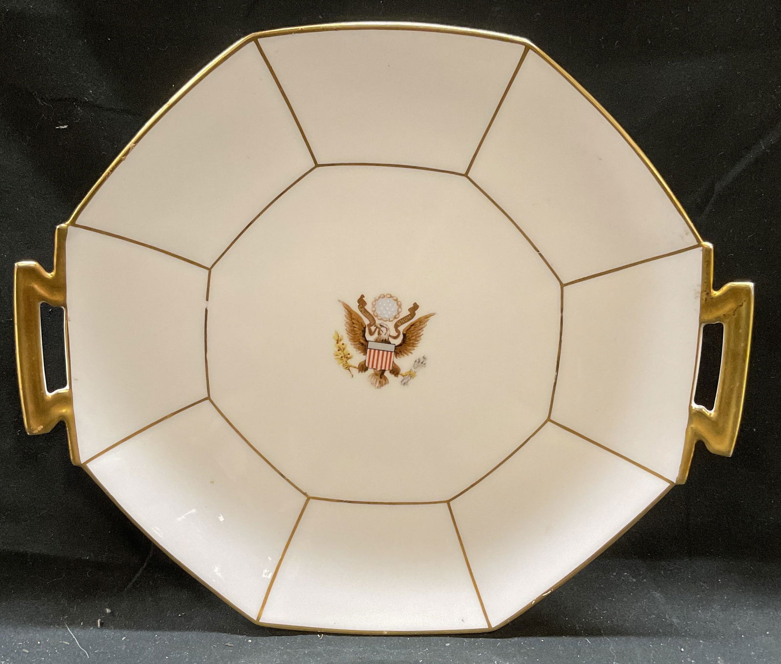 Antq T&VLimoges USA Great Seal Porc Platter France (1 of 6)
