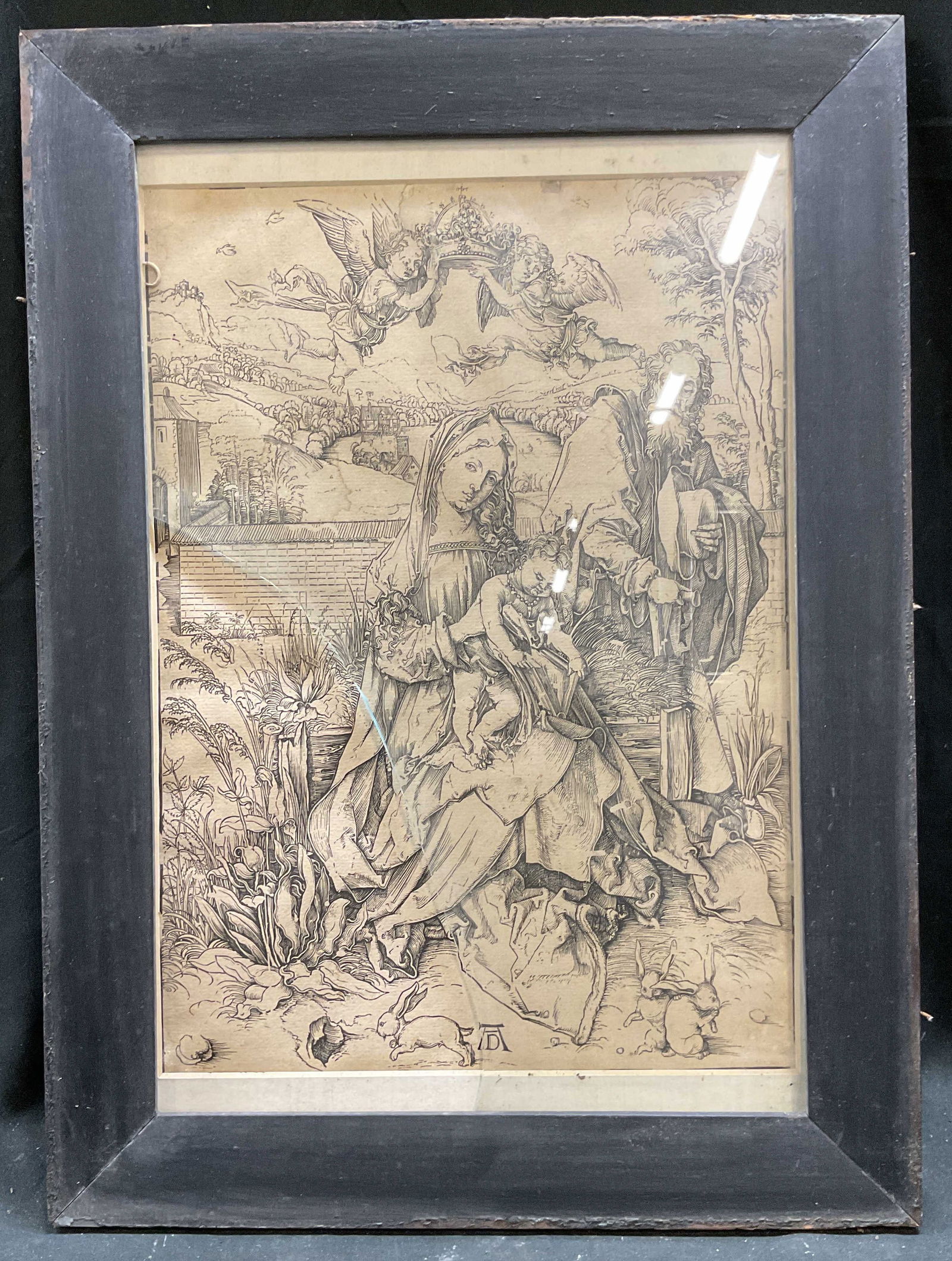 Framed After Durer The Holy Family w Hares Print (1 of 7)
