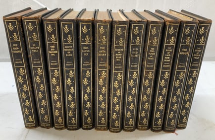 Set12 Vntg Nelsons Edt Delux Illustr Books SCOTT