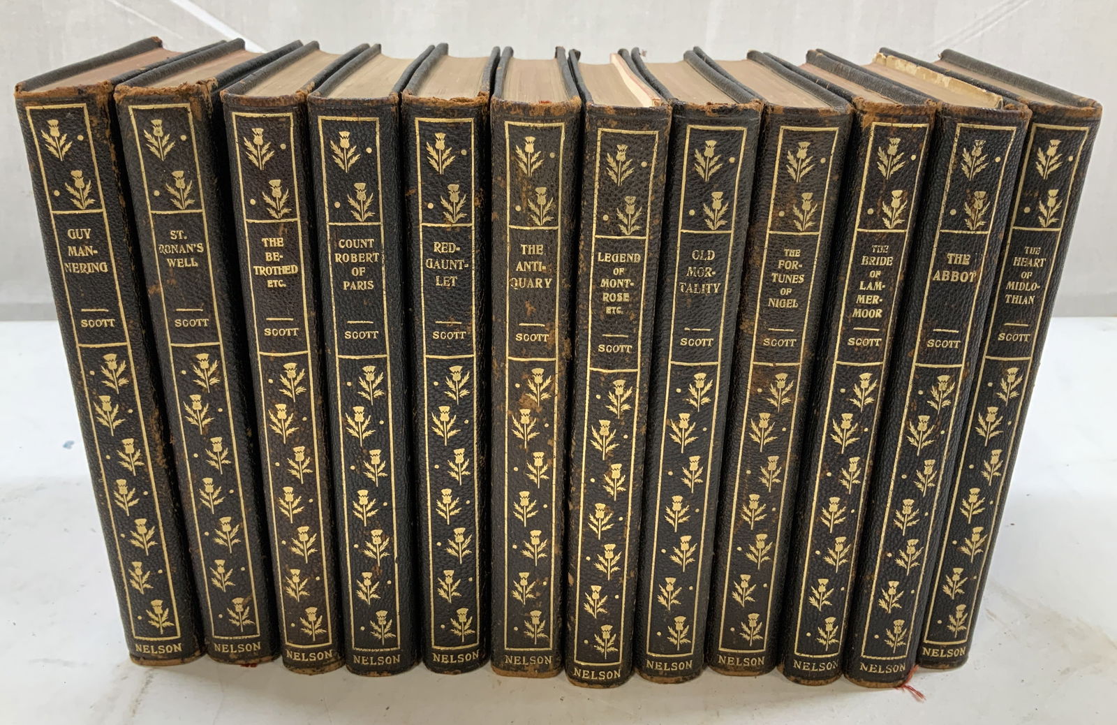 Set12 Vntg Nelsons Edt Delux Illustr Books SCOTT (1 of 13)