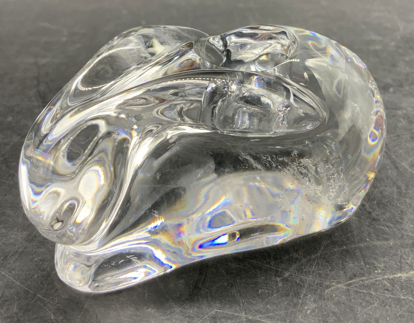 Tiffany & Co. Crystal Rabbit CandleHldr PORTUGAL (1 of 5)