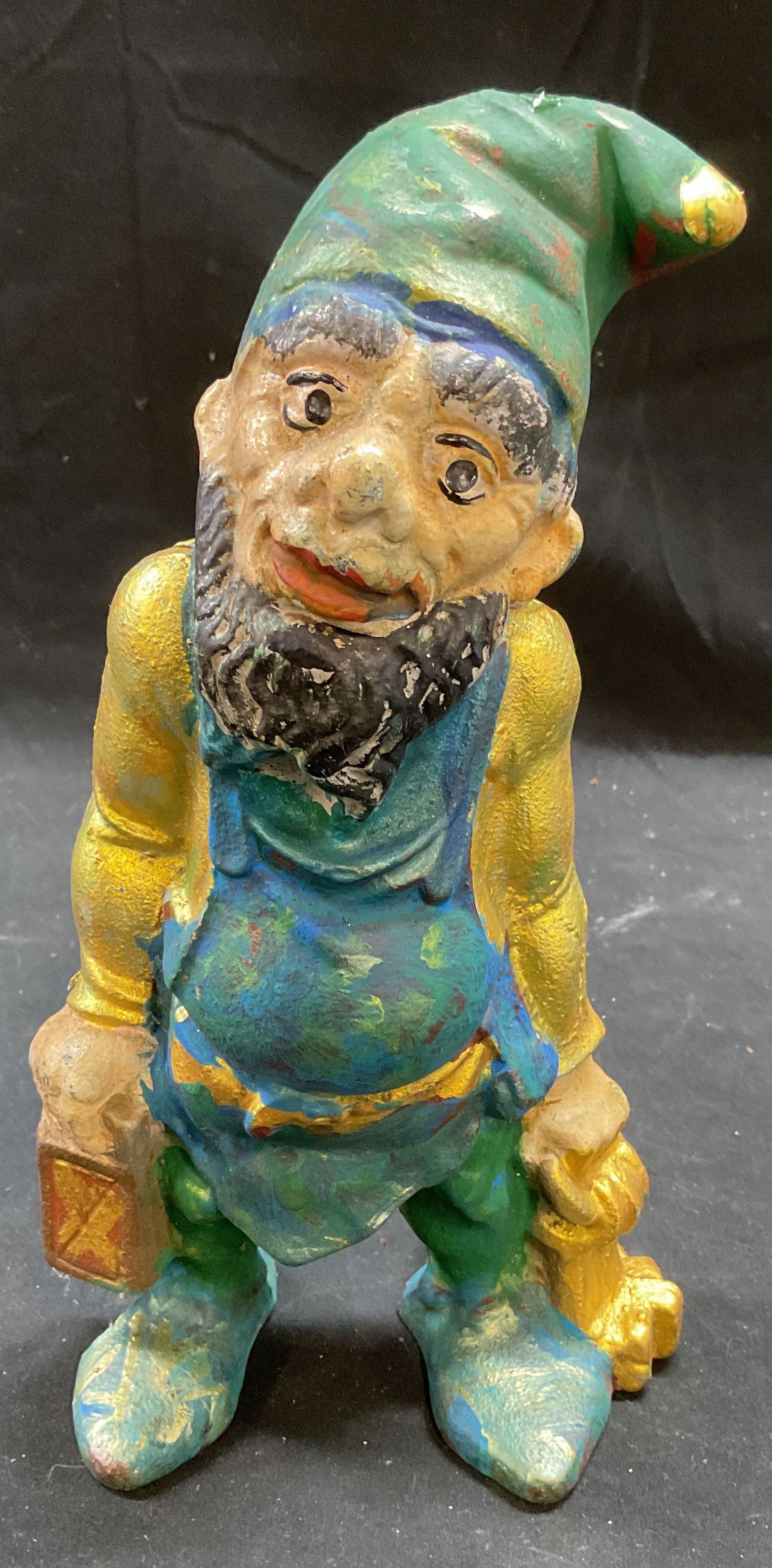 Vintage Cast Iron Gnome Coin Bank (1 of 6)