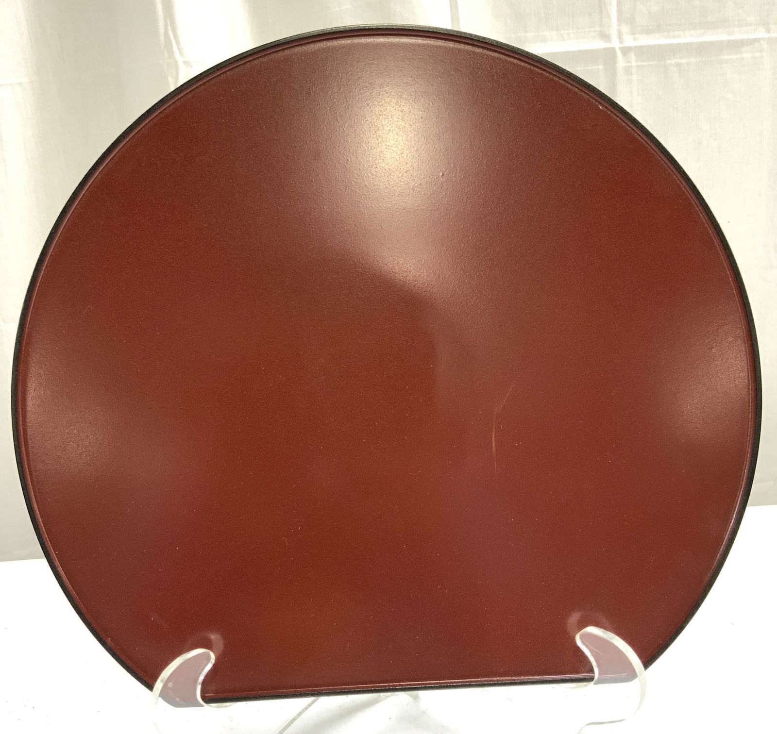 Black & Red Lacquered Asian Serving Tray (1 of 6)