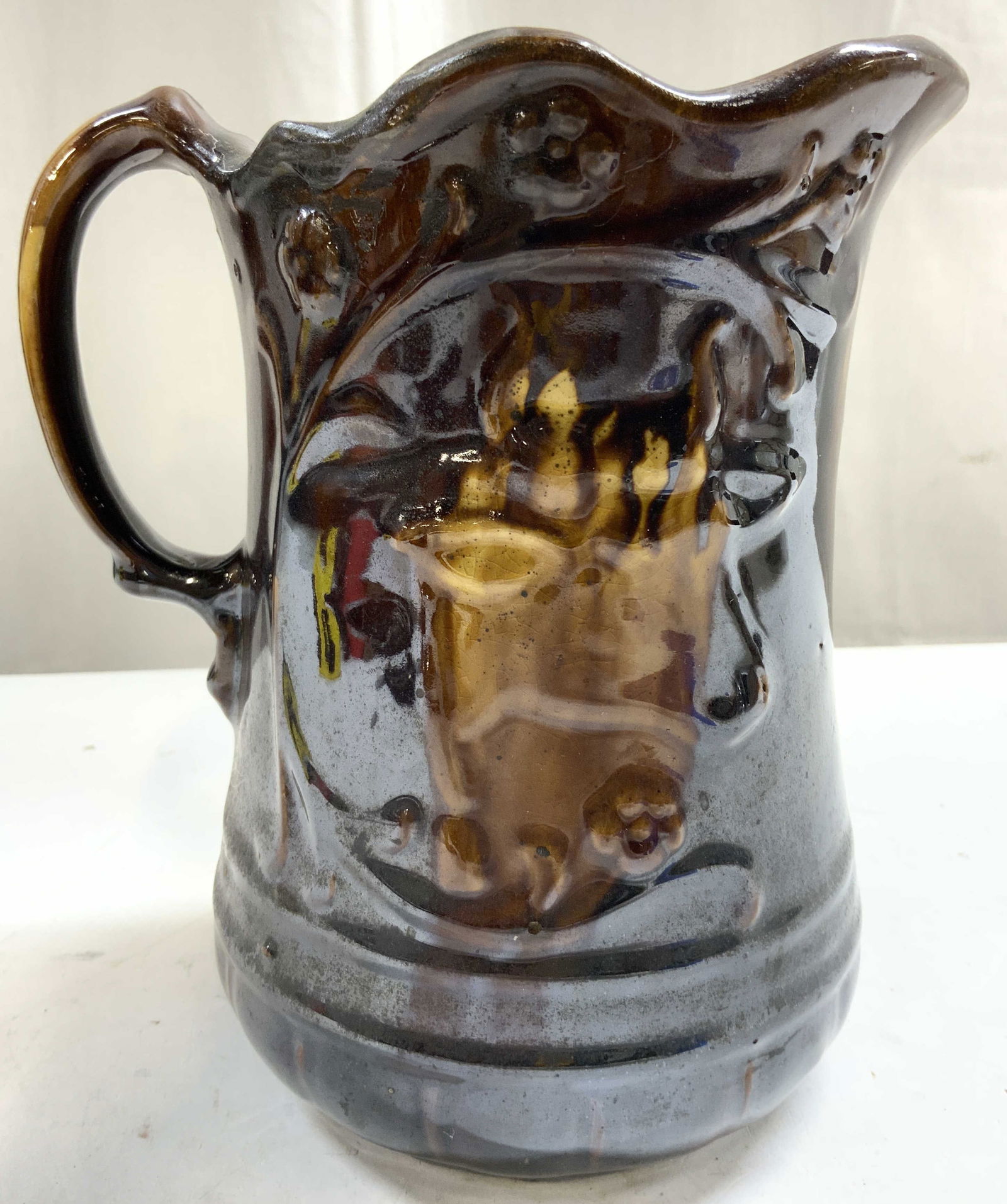 Bennington Potters Rockingham Crmc Cow Pitcher (1 of 8)