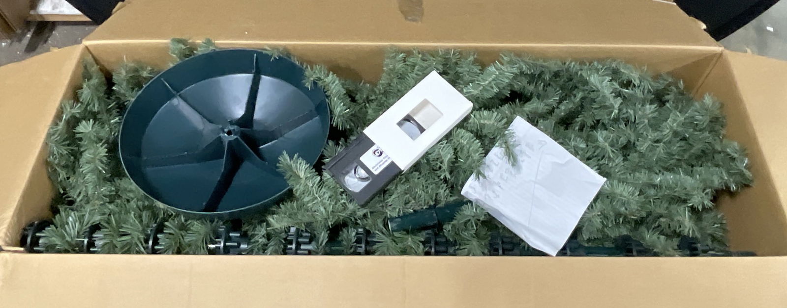 Faux Christmas Tree W/ VHS Assembly Instructions (1 of 7)