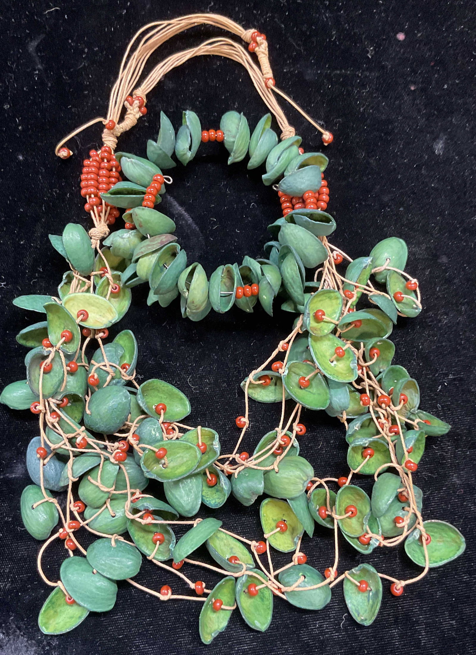 2 Handmade Nut Shell Necklace & Bracelet (1 of 6)