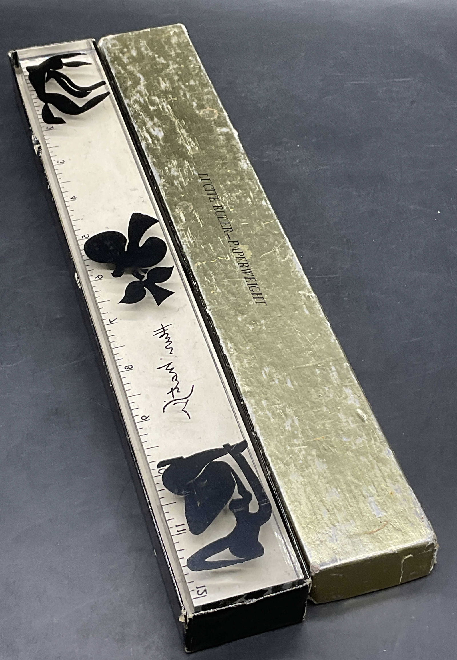 Modern Classic Inc. Henri Matisse Lucite Ruler, Bx (1 of 9)